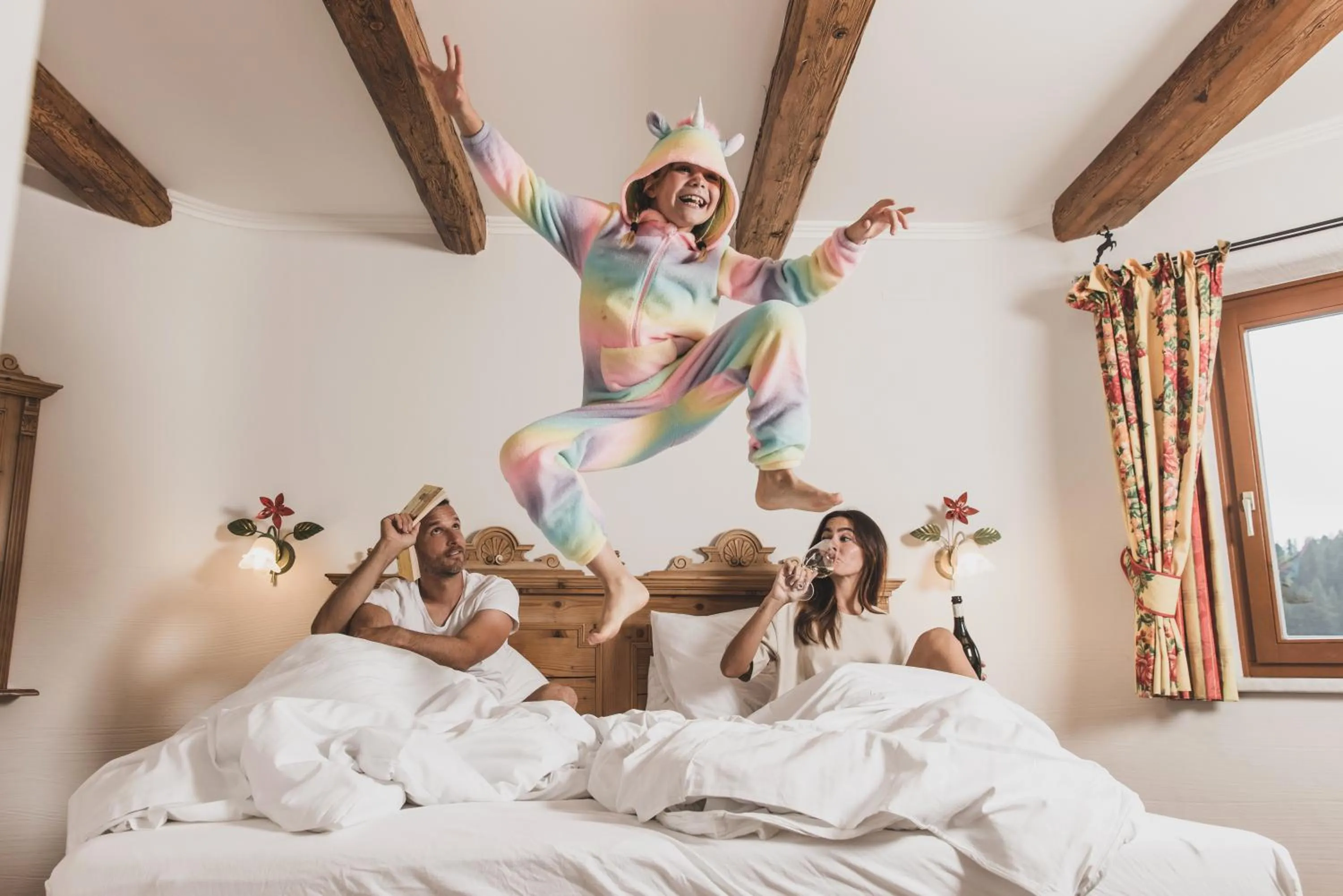 Photo of the whole room, Bed in Seehotel Jägerwirt