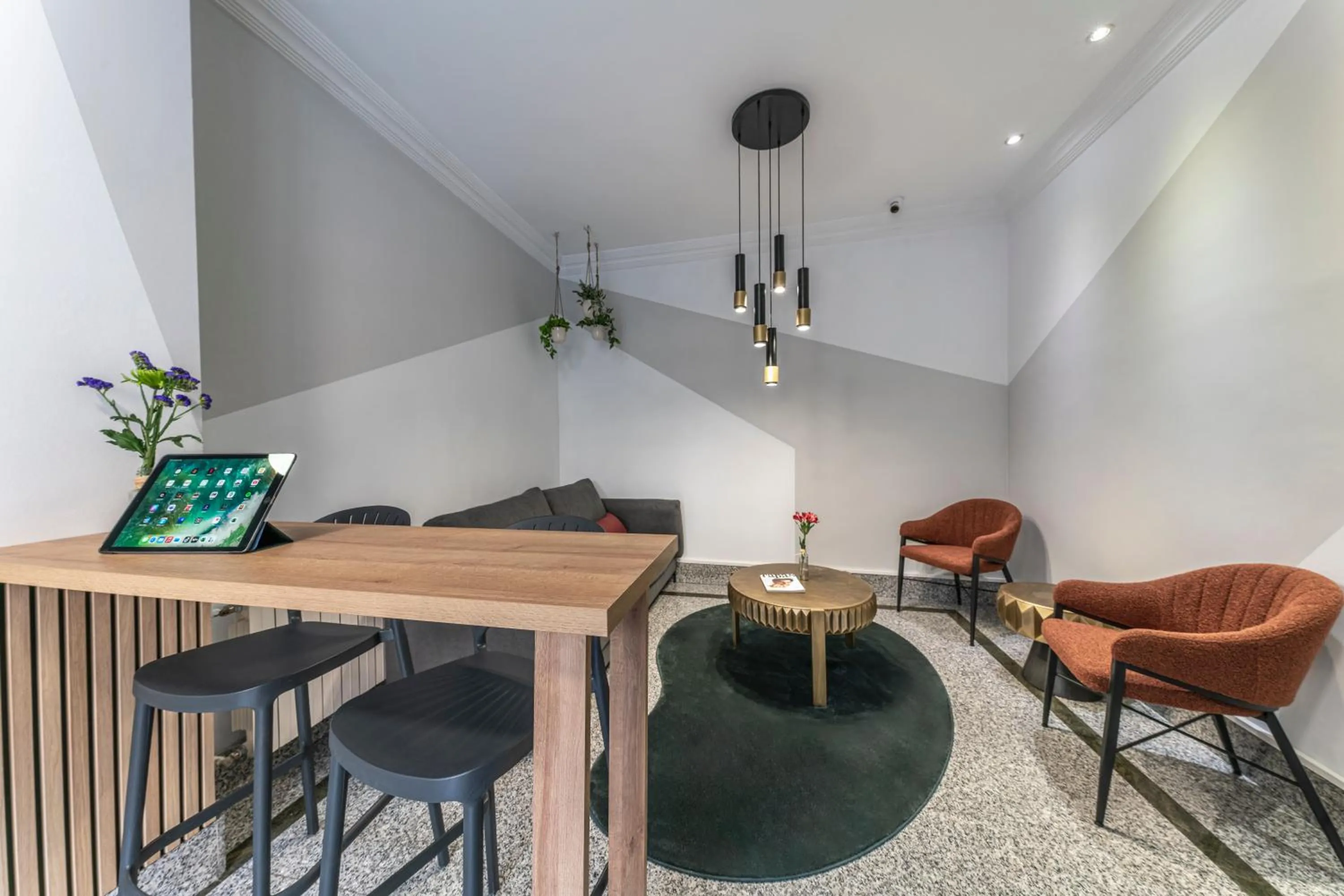 Living room in Hotel Gabriel y Galán