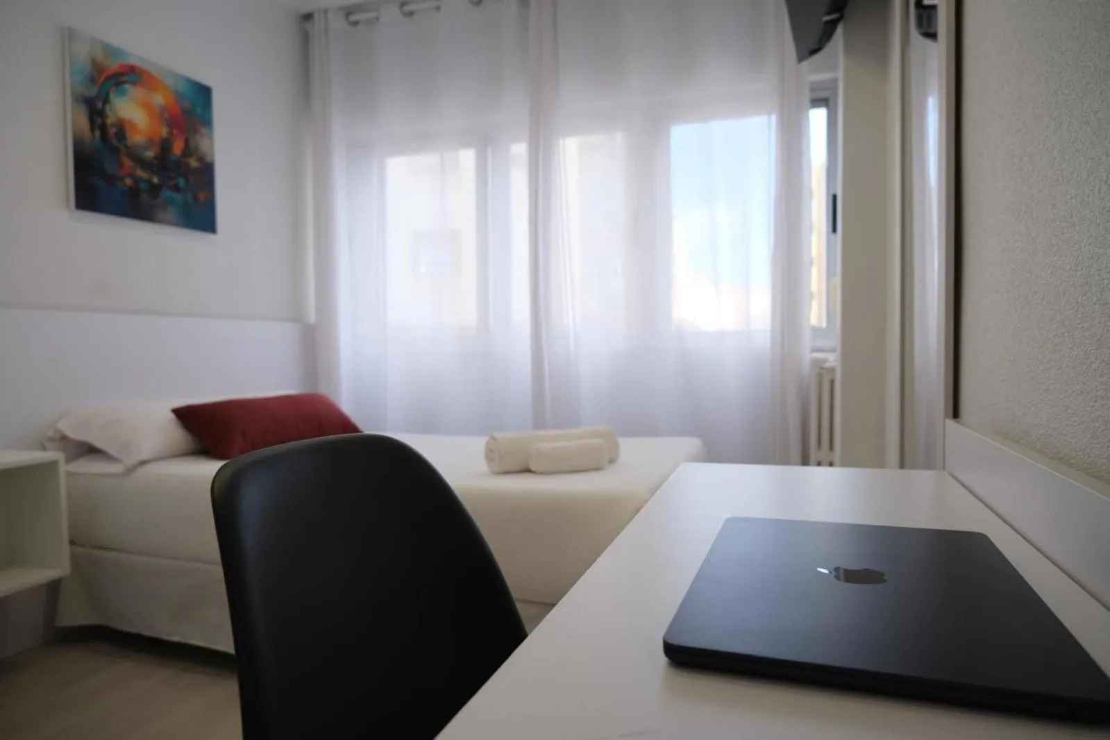 Bed in Hotel Gabriel y Galán