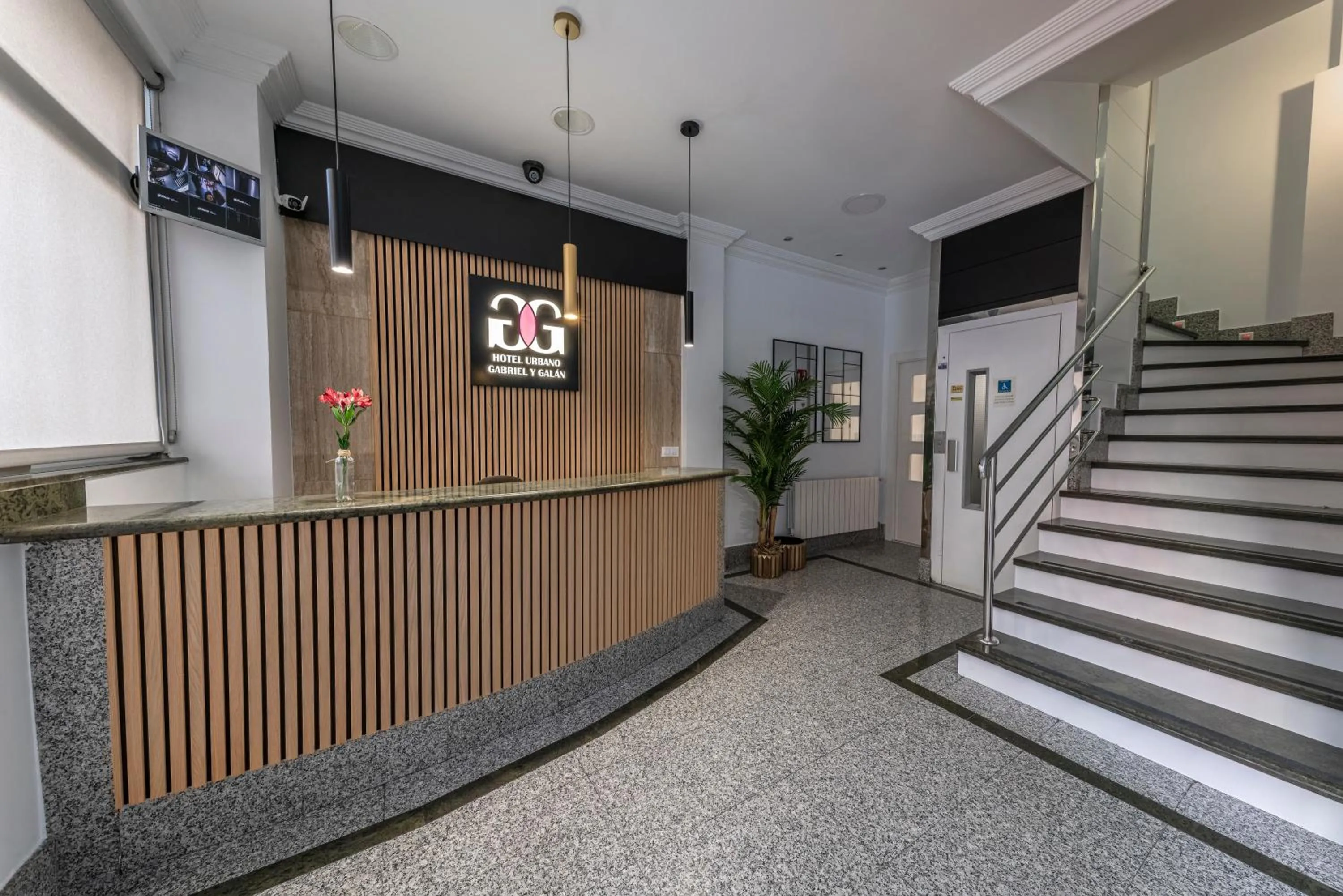 Lobby or reception in Hotel Gabriel y Galán