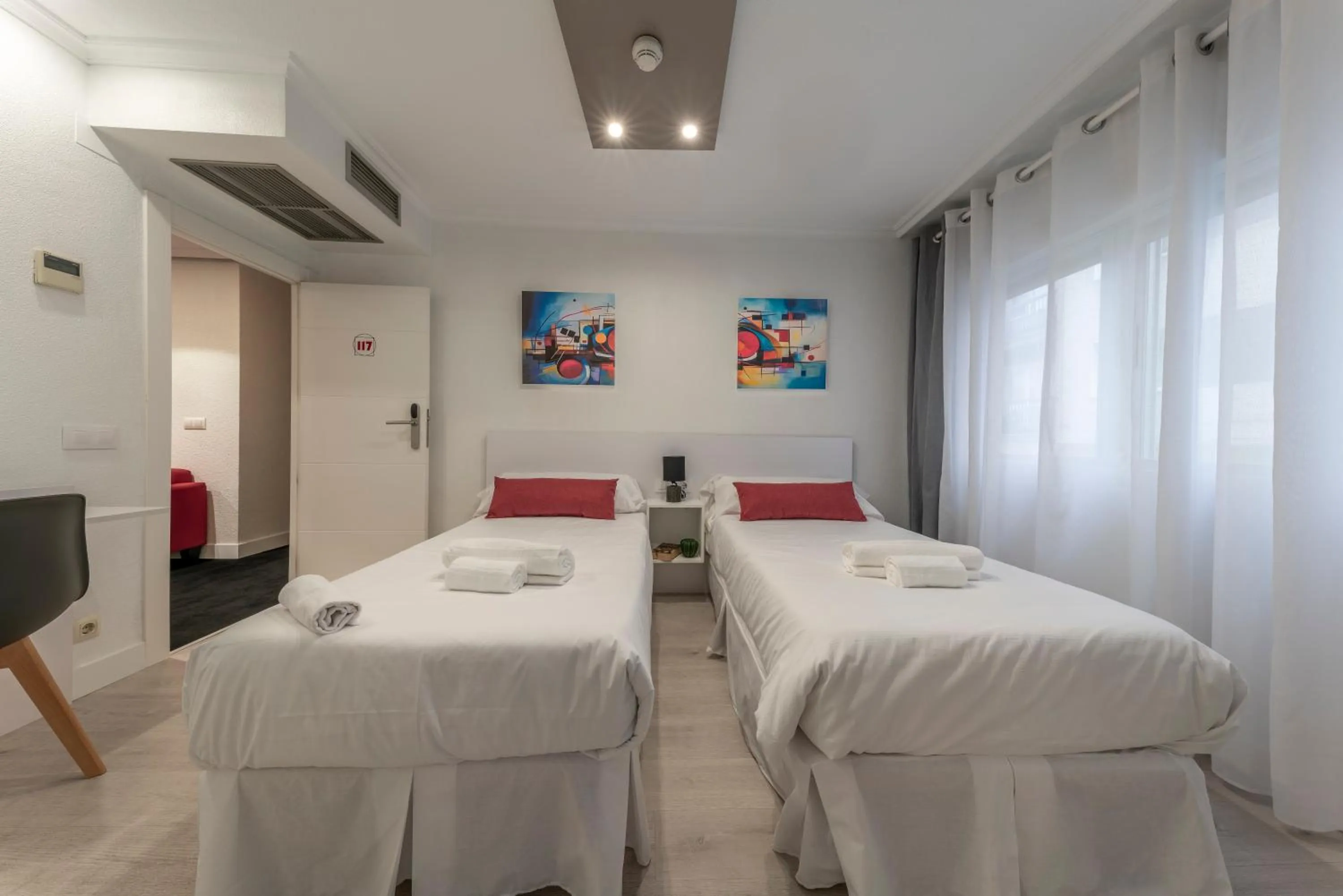 Photo of the whole room, Bed in Hotel Gabriel y Galán