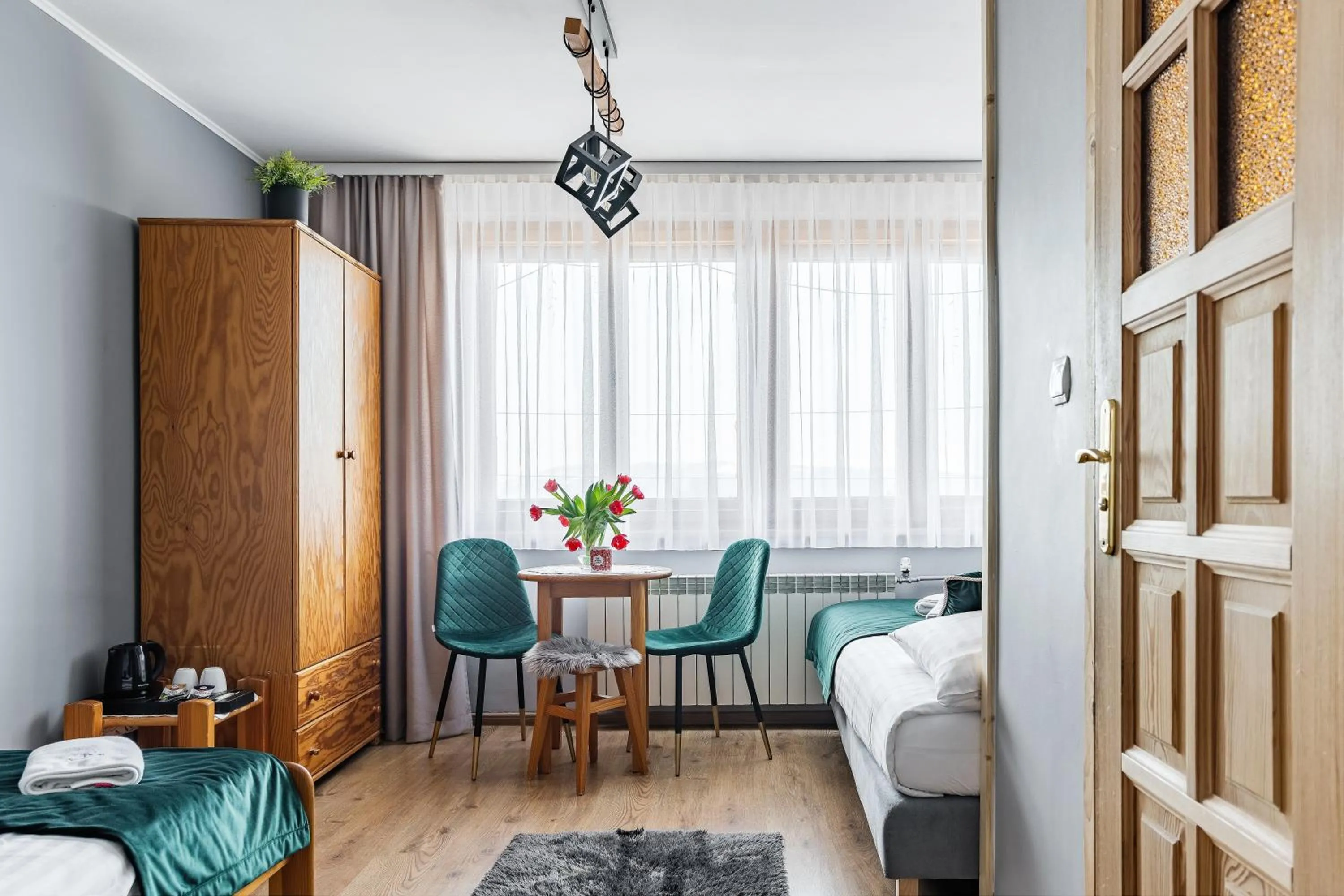 Bed in Pokoje Gościnne U Małgorzaty Jacuzzi & Sauna