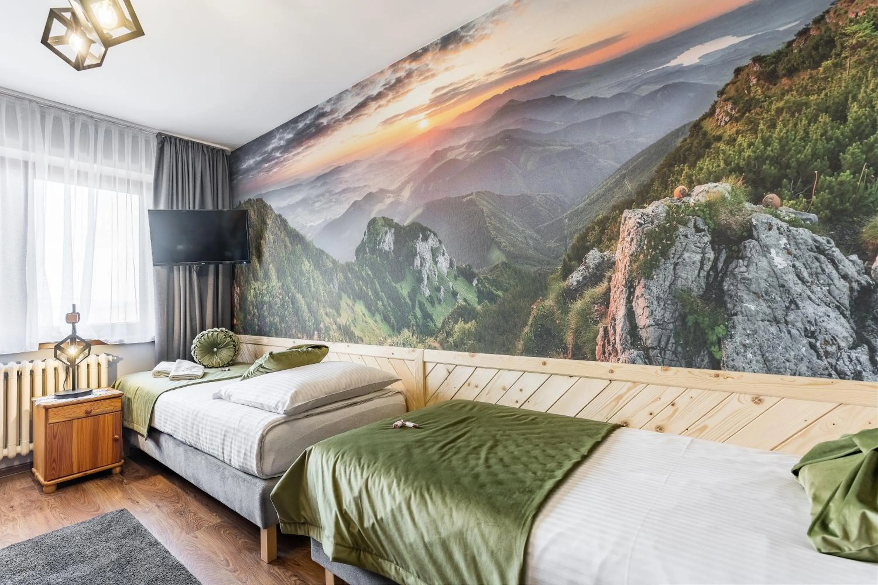 Bed in Pokoje Gościnne U Małgorzaty Jacuzzi & Sauna