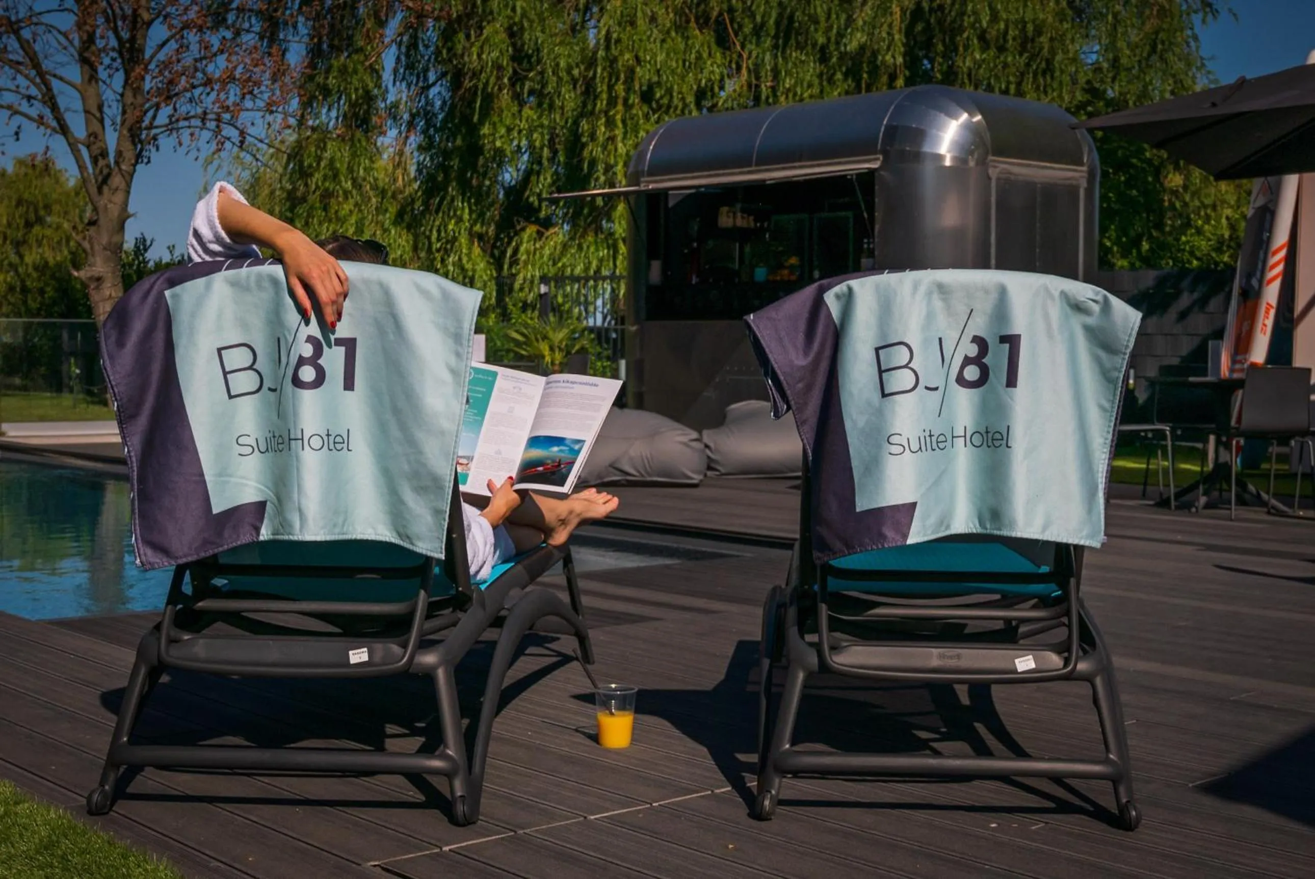 Garden in BJ81 Suite Hotel