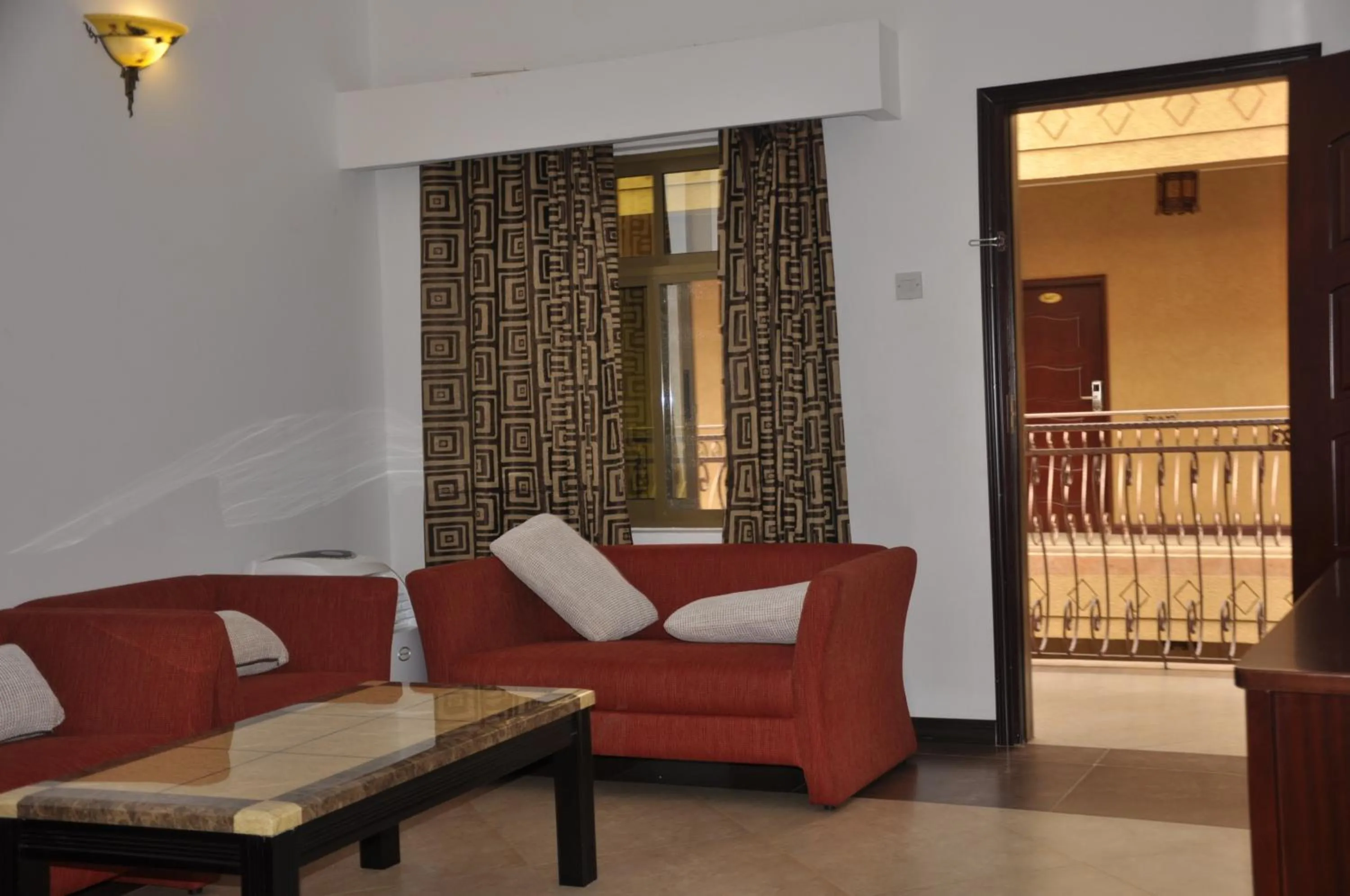 Living room in Biraj International Hotel