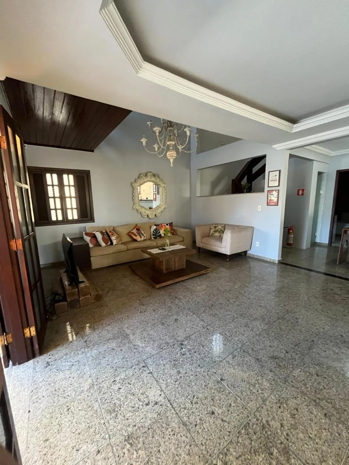 Living room in Pousada Aruna Eco Buzios