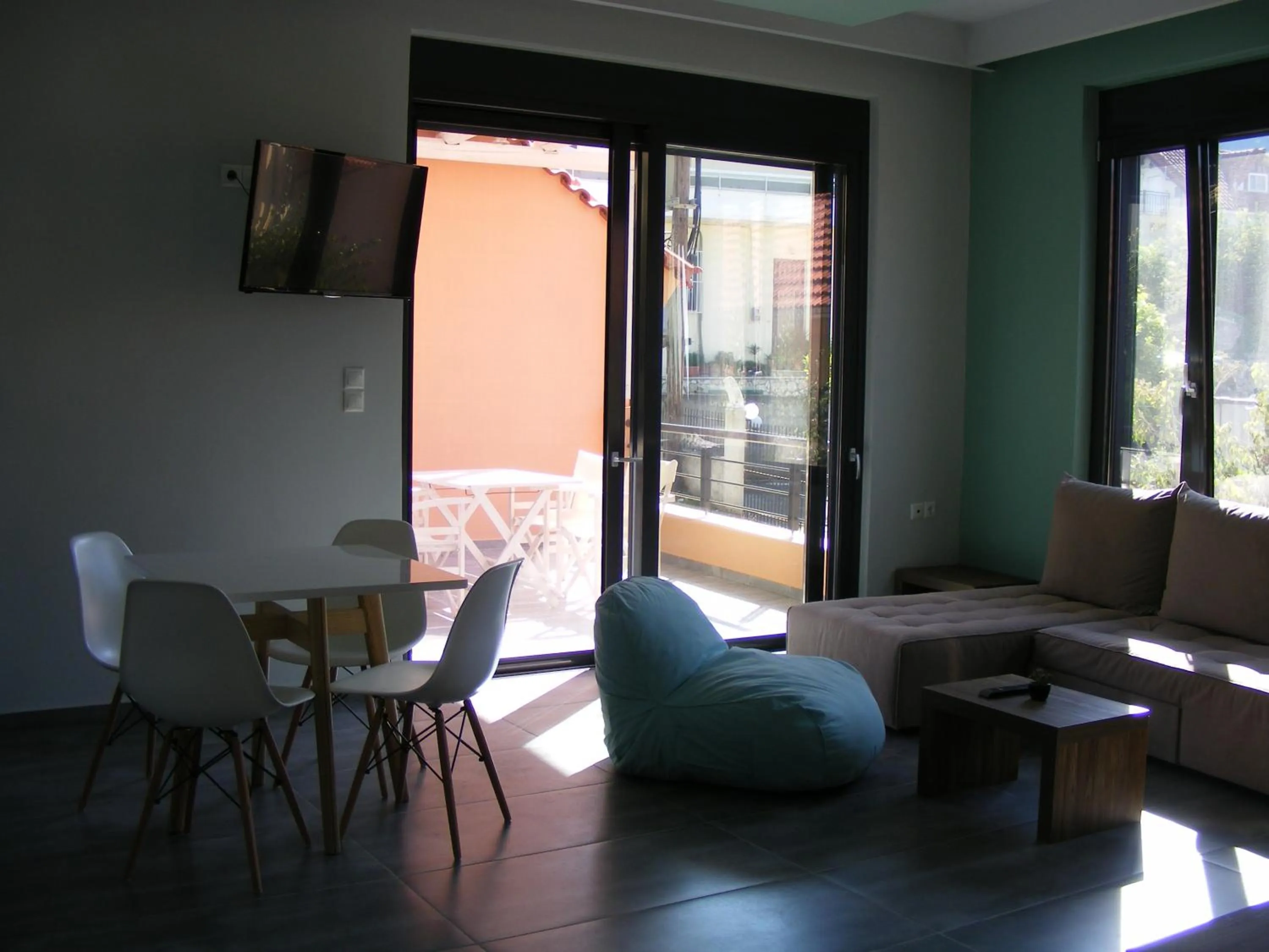 Living room in Derveni Luxury Apartments