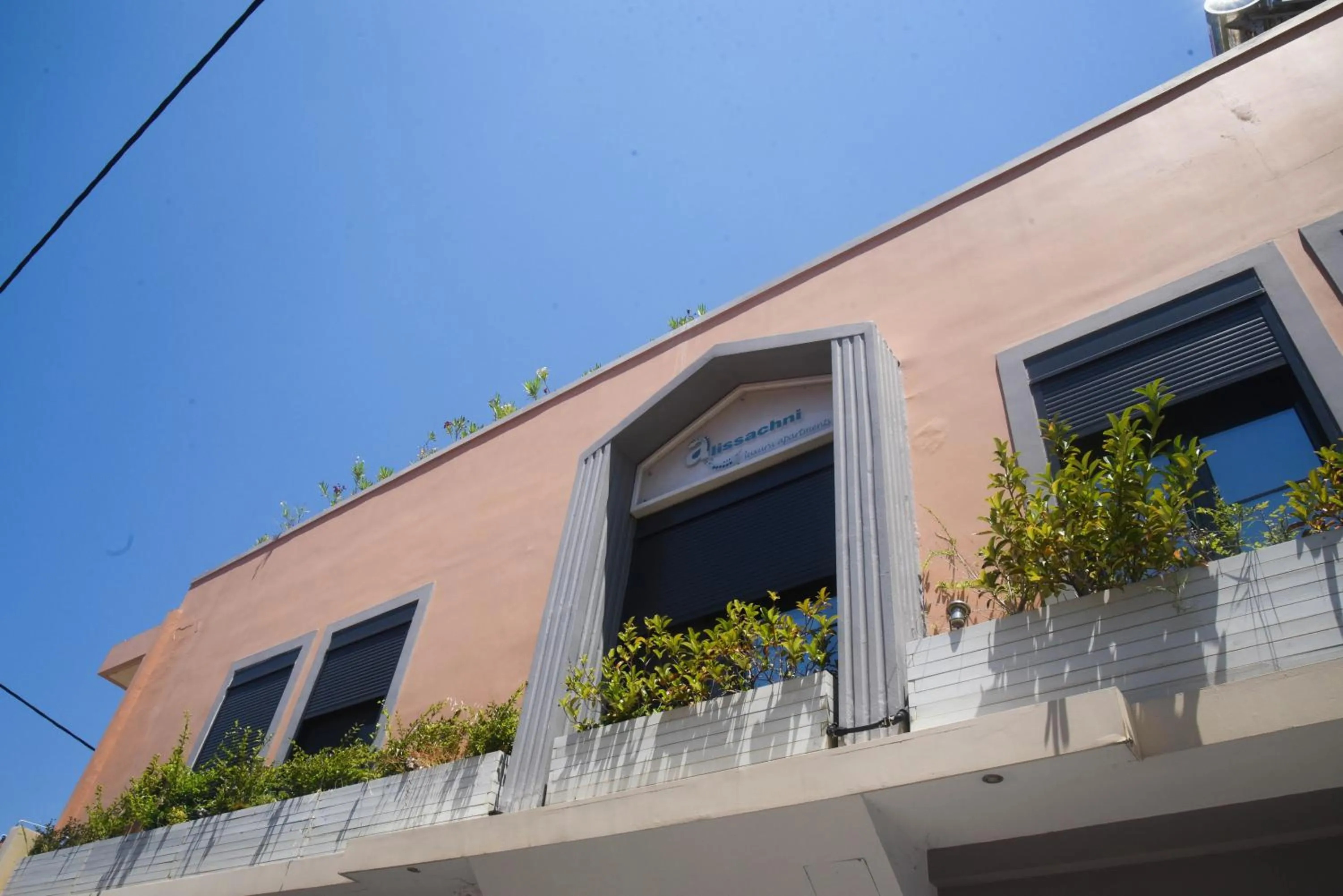 Facade/entrance in Derveni Luxury Apartments