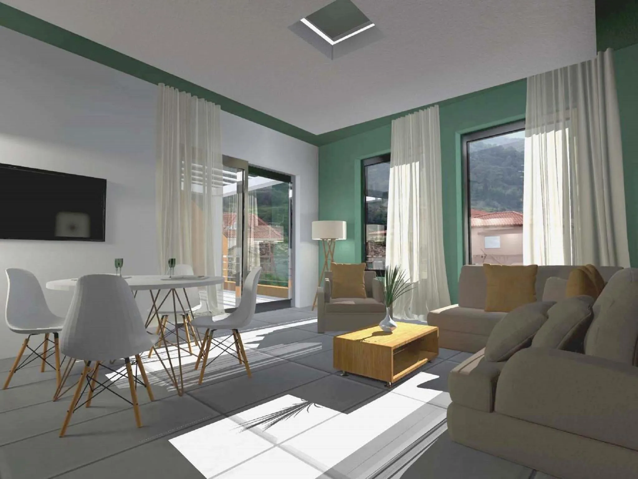 Photo of the whole room in Derveni Luxury Apartments