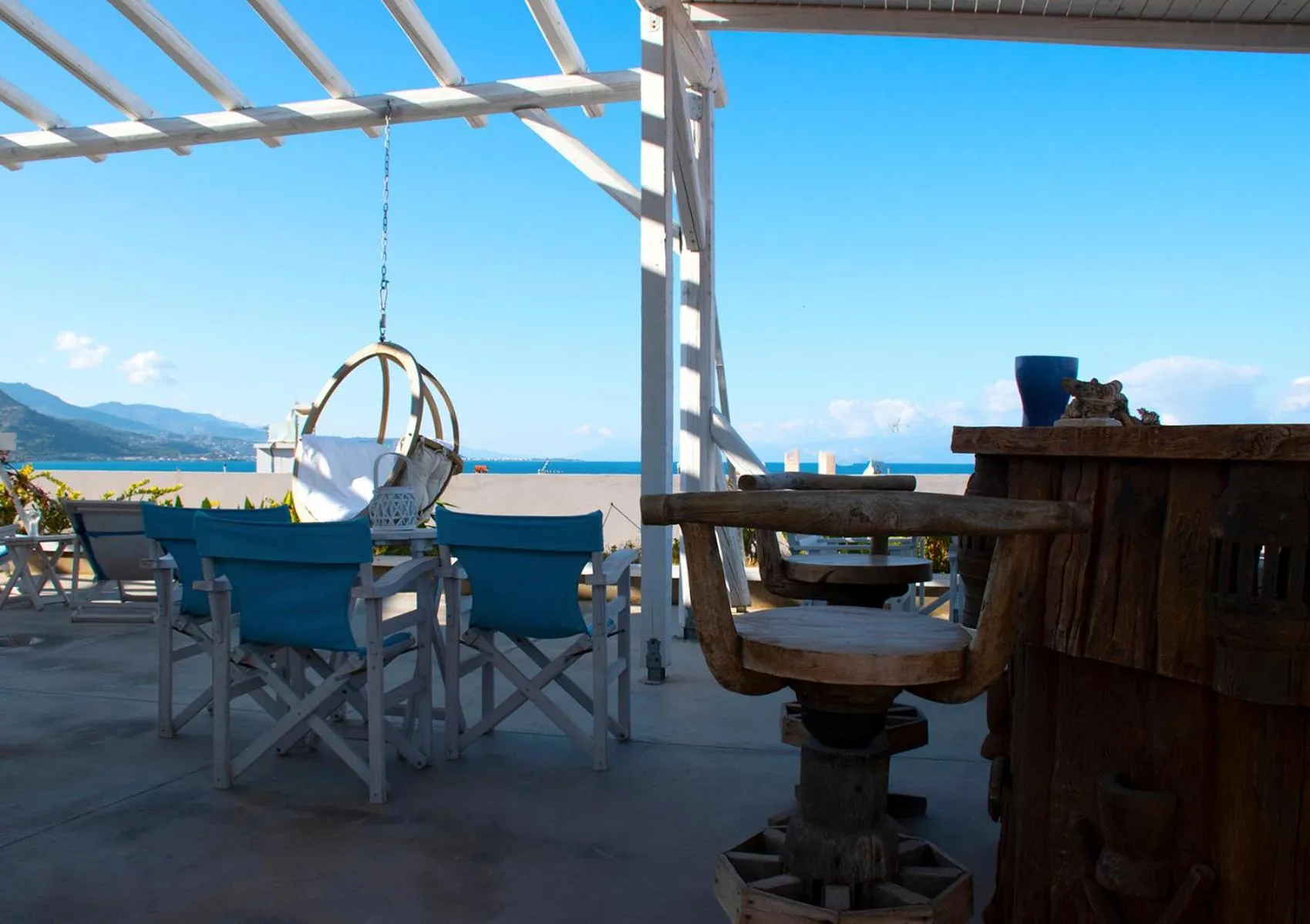 Balcony/Terrace in Derveni Luxury Apartments