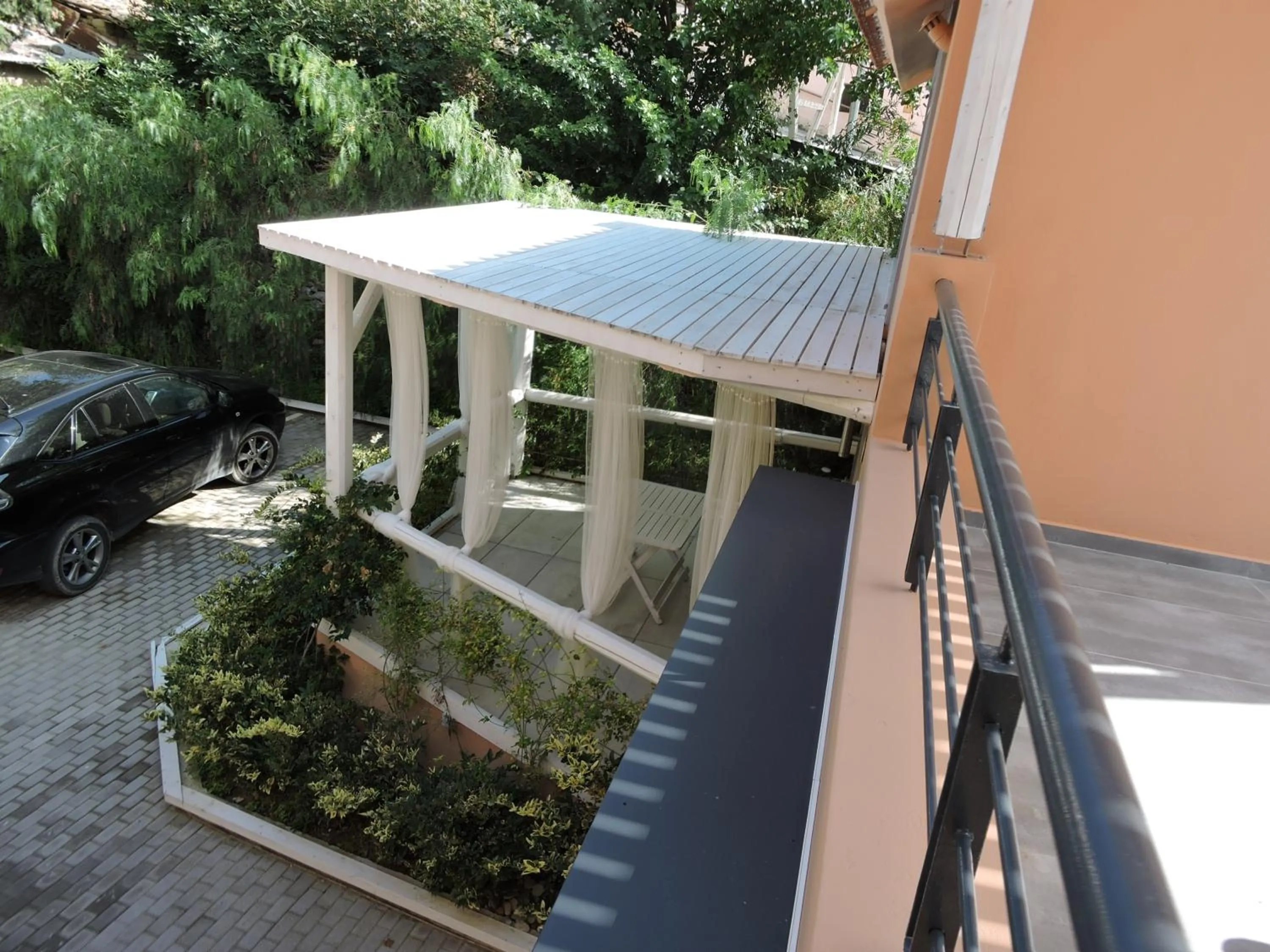 Garden view in Derveni Luxury Apartments