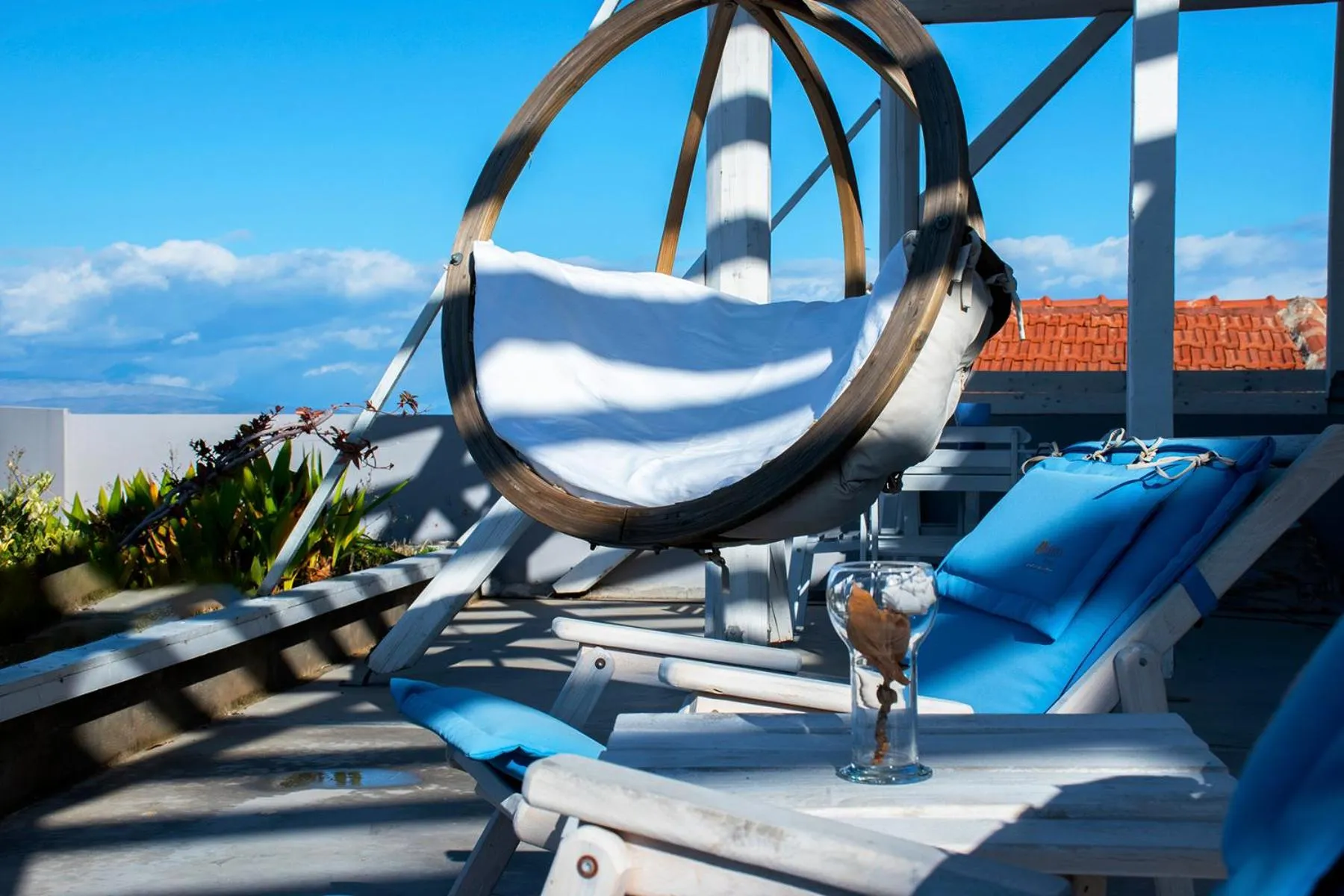 Bird's eye view in Derveni Luxury Apartments