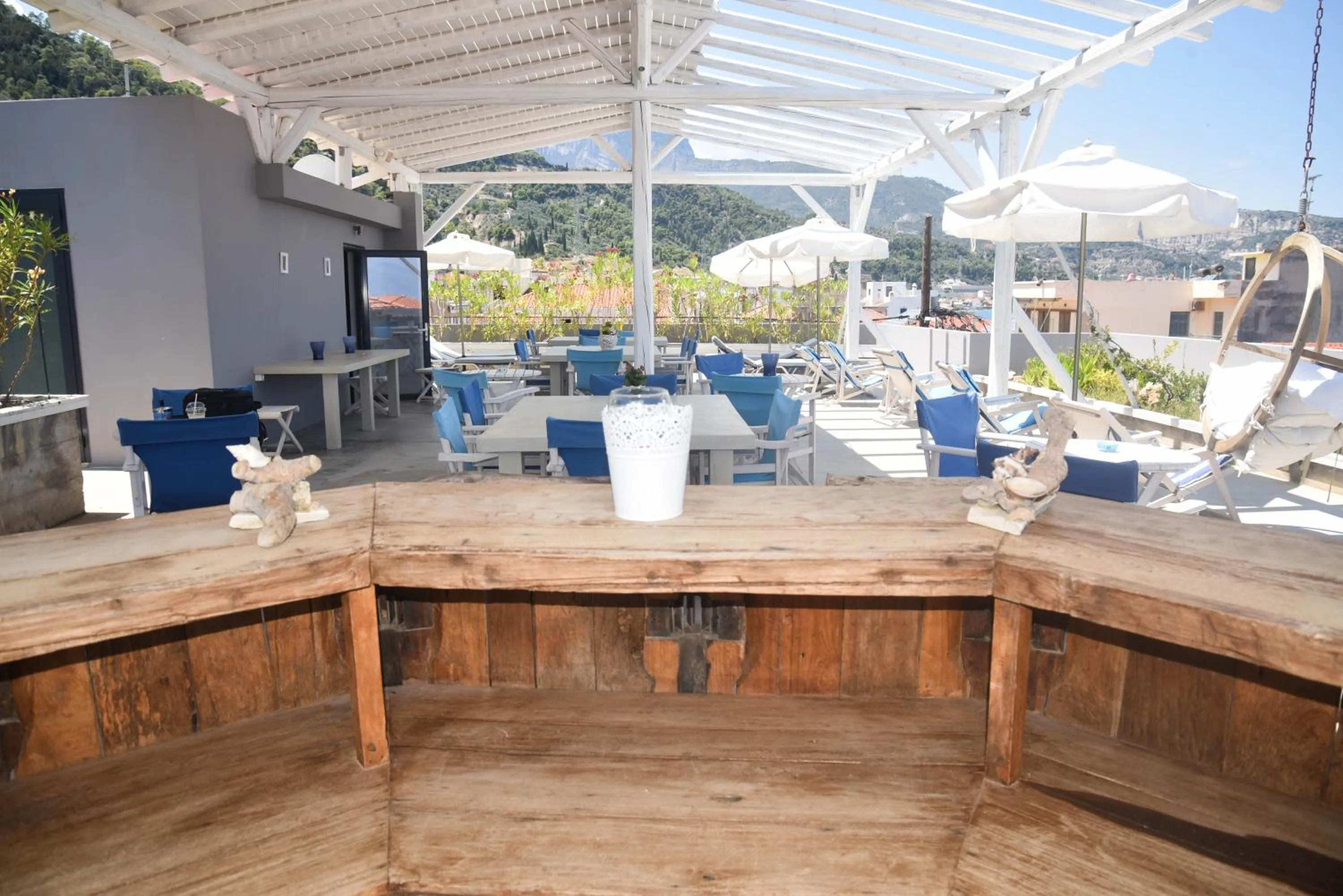 Patio in Derveni Luxury Apartments