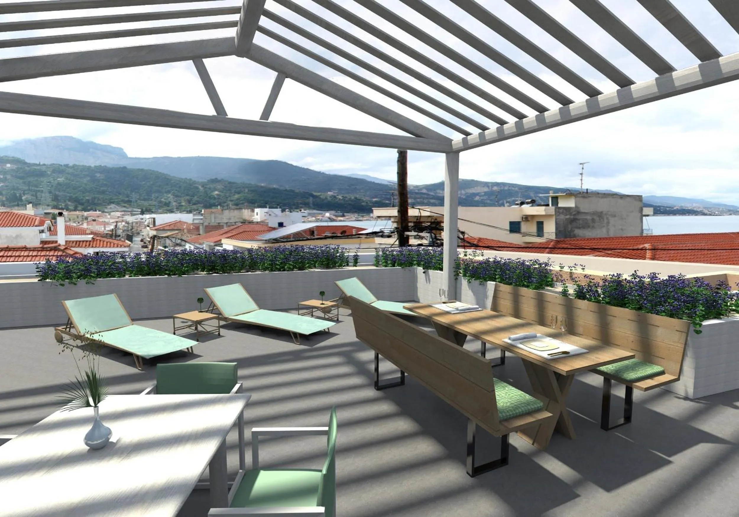 View (from property/room) in Derveni Luxury Apartments