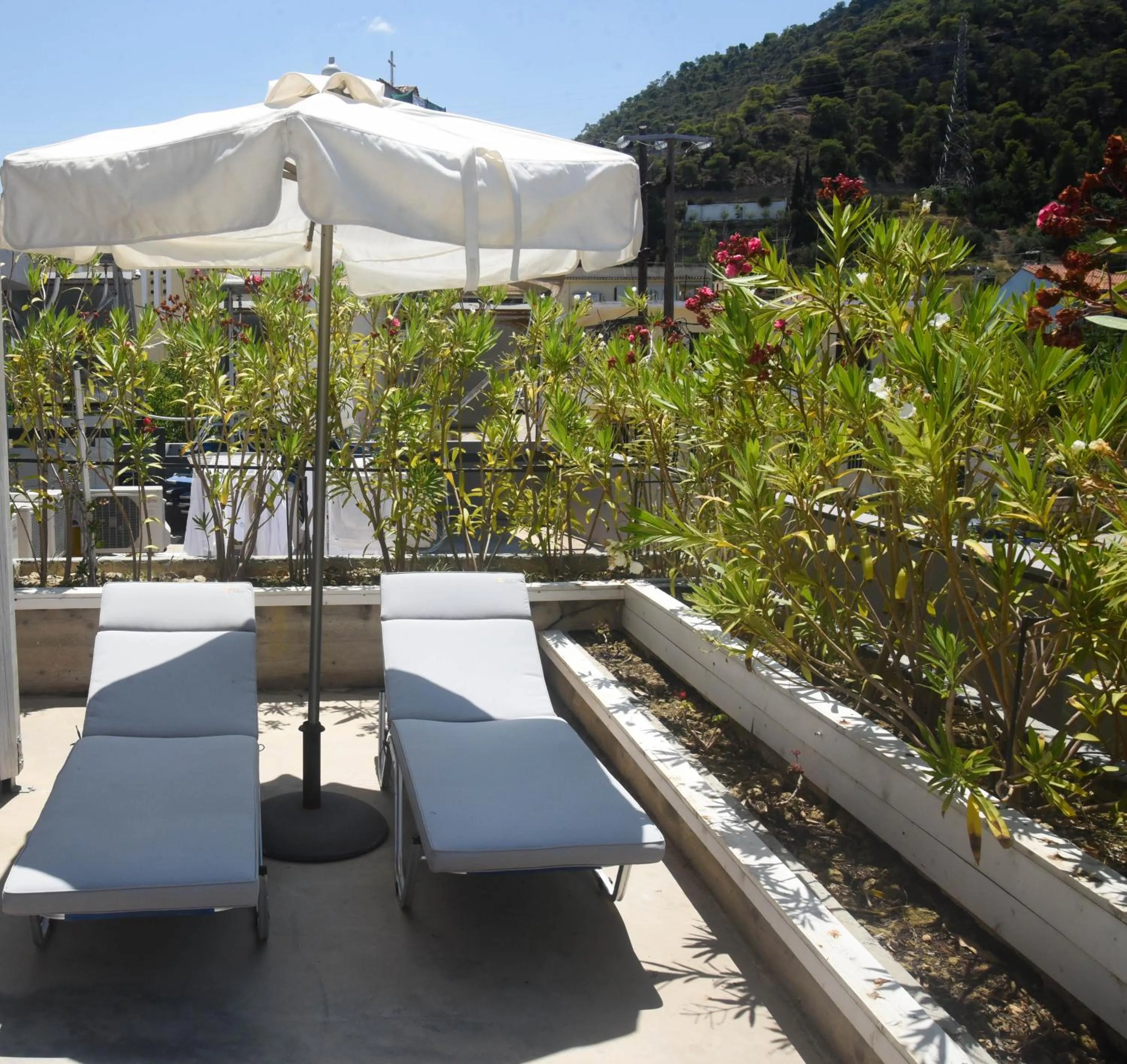 Patio in Derveni Luxury Apartments