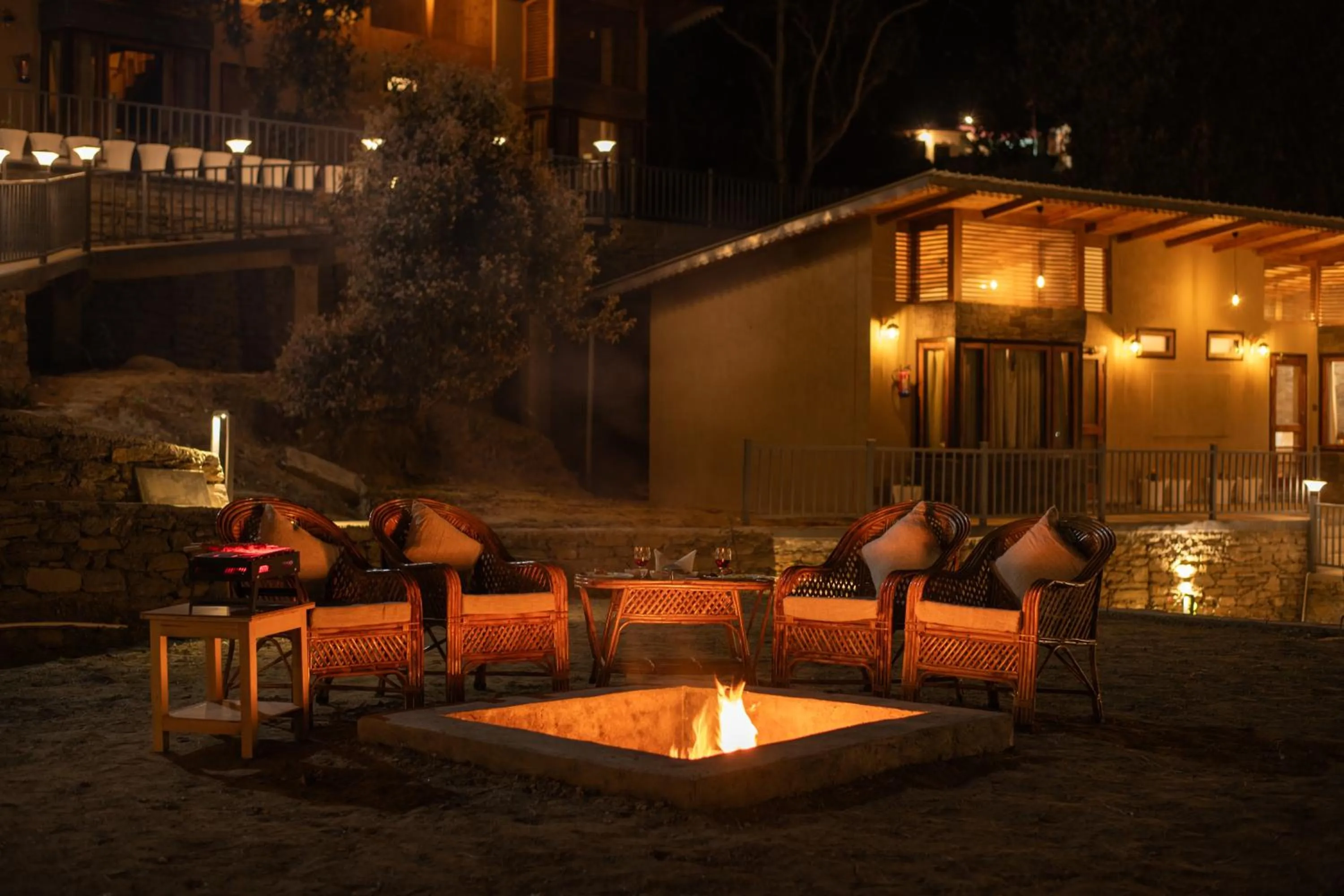 Natural landscape in Rudraa resort and restaurant