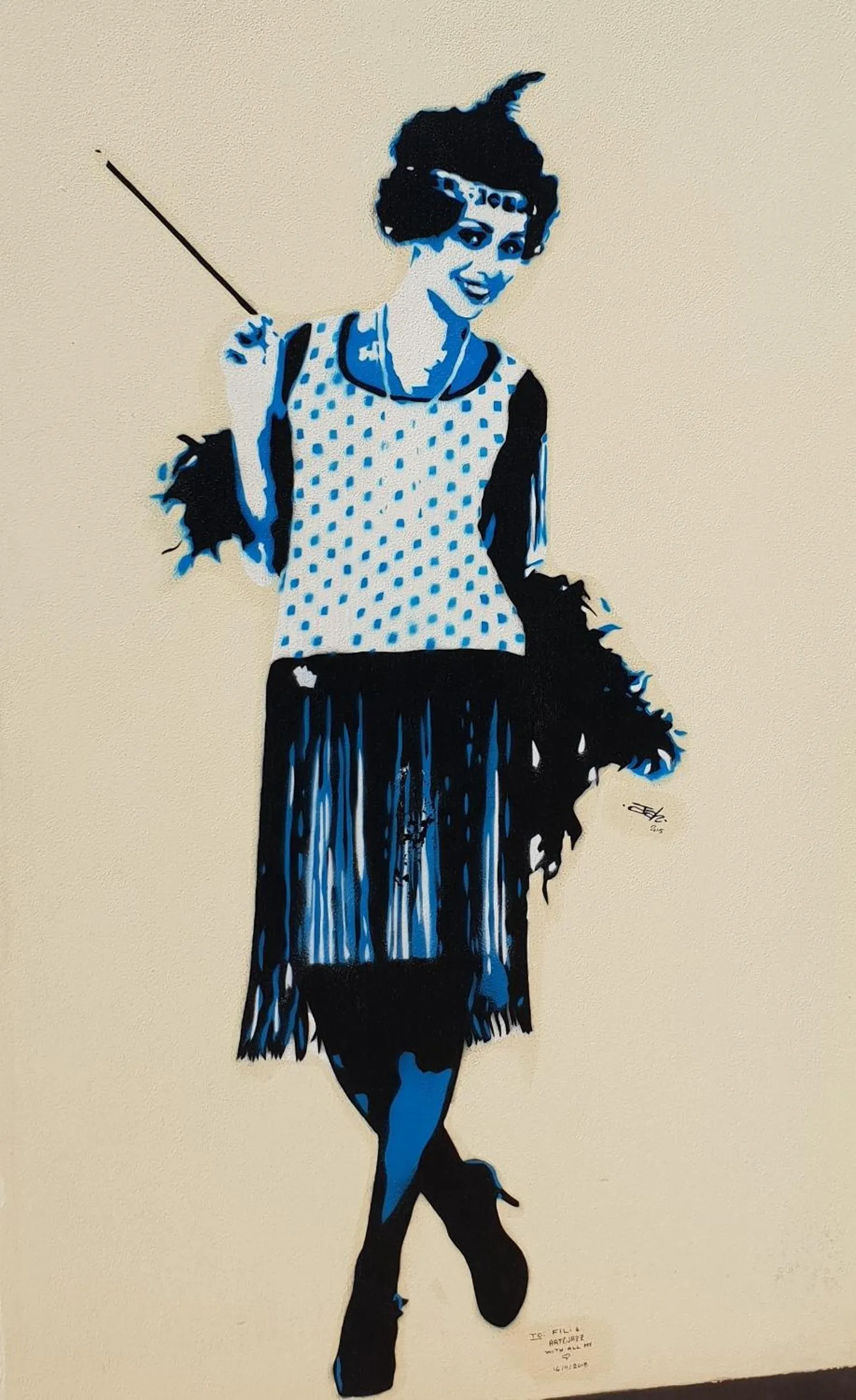 Decorative detail in Art & Jazz Hotel