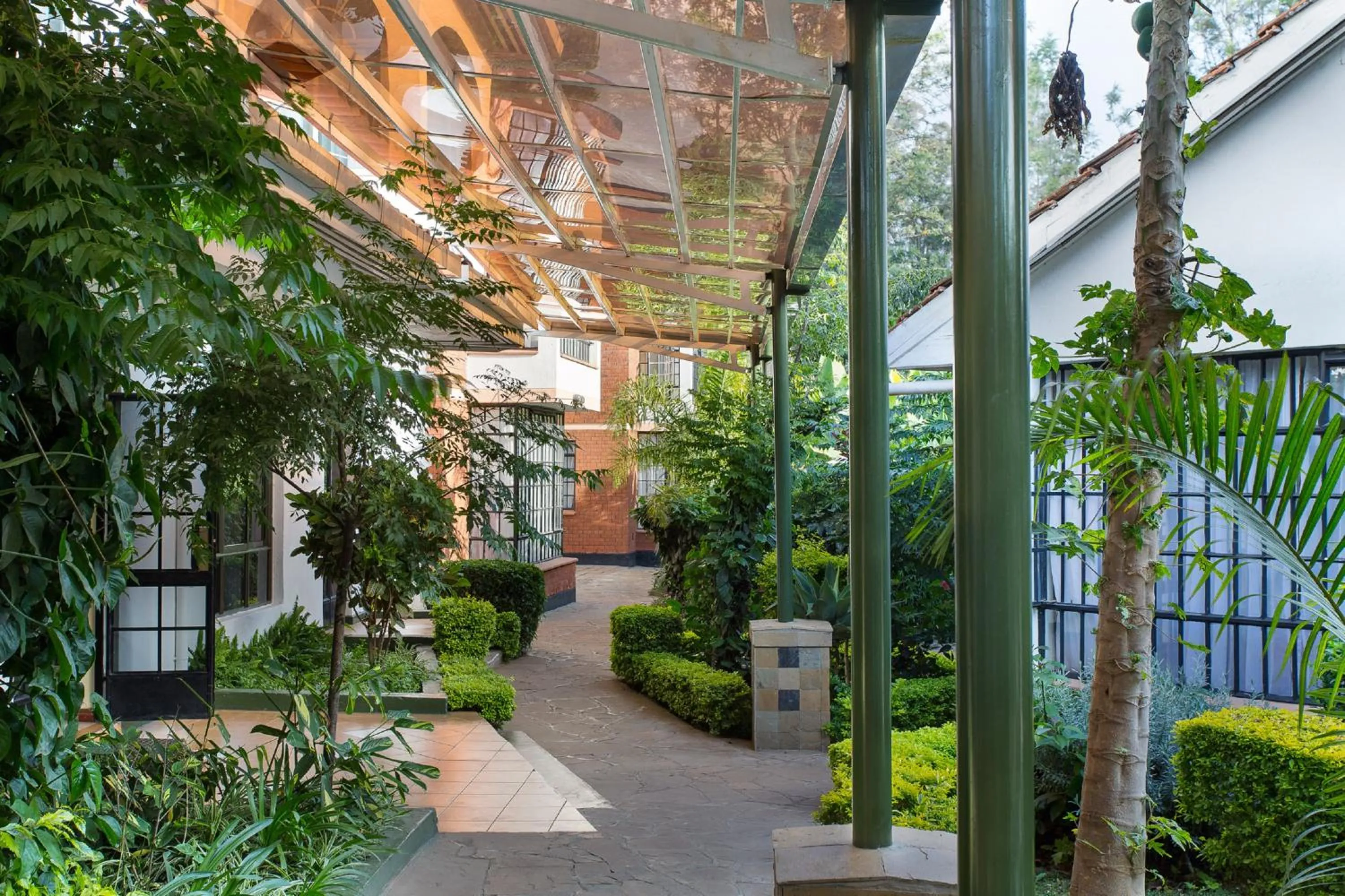 Patio in Convent International Hotel- Nairobi