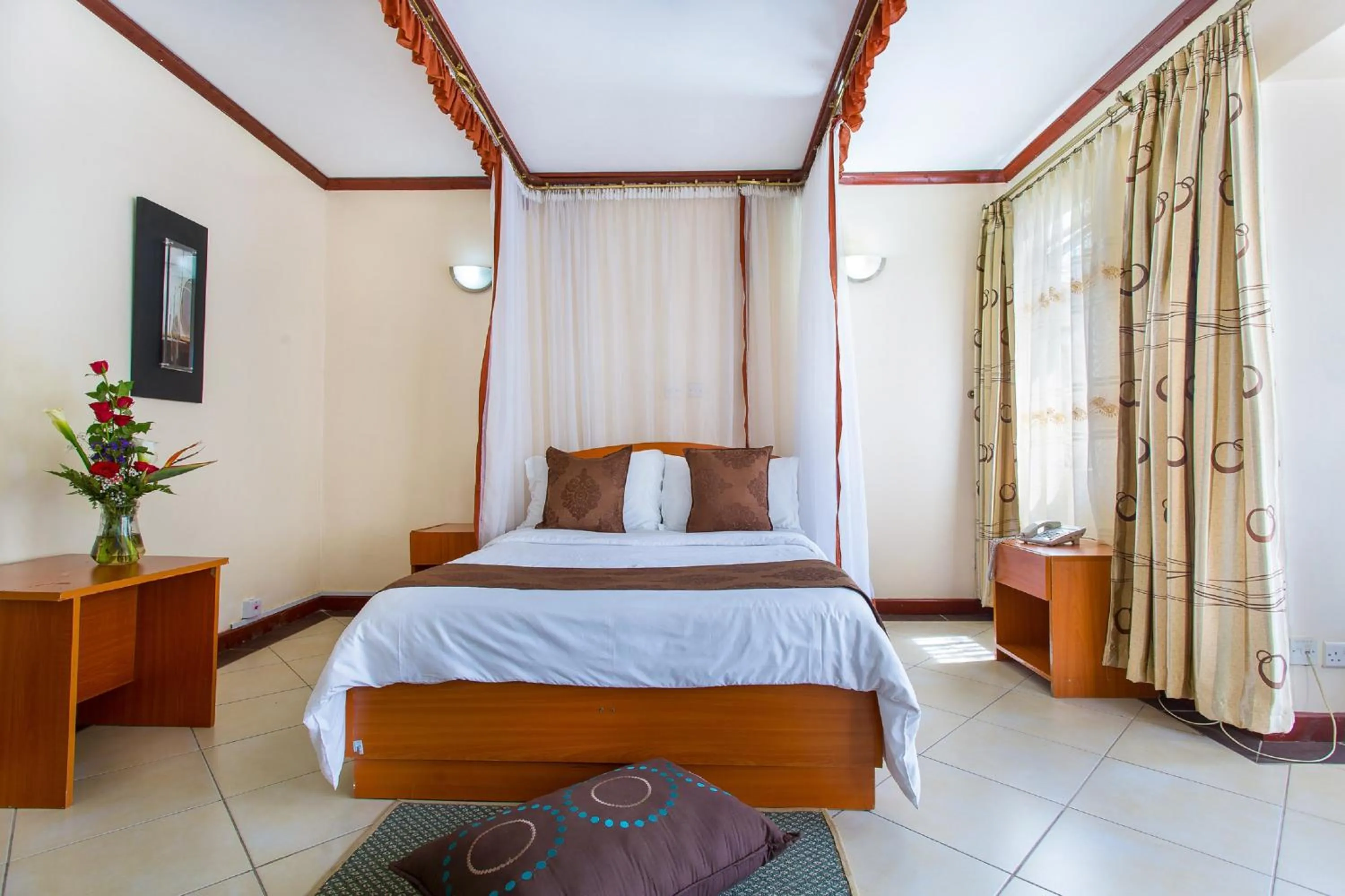 Bed in Convent International Hotel- Nairobi
