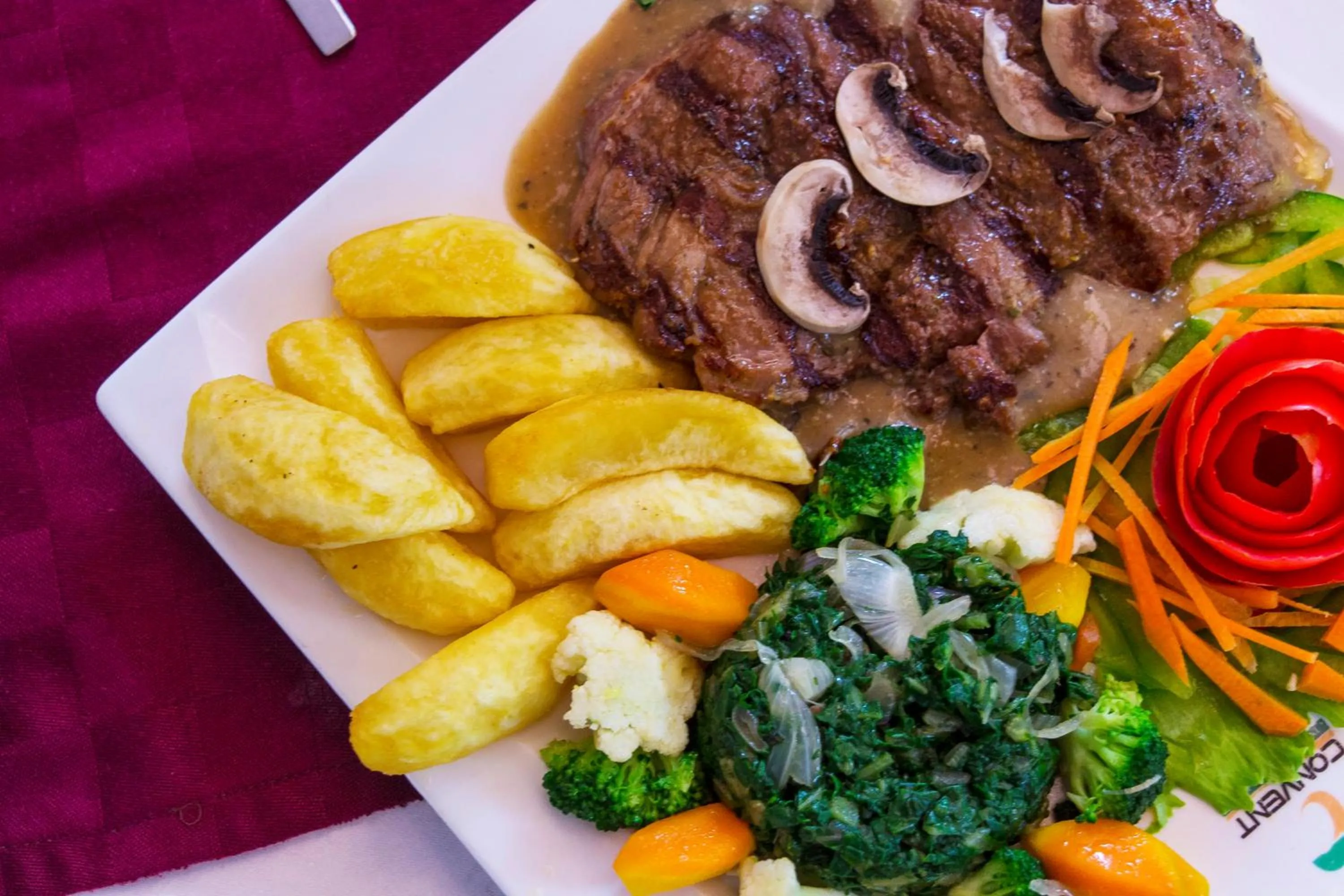 Breakfast in Convent International Hotel- Nairobi