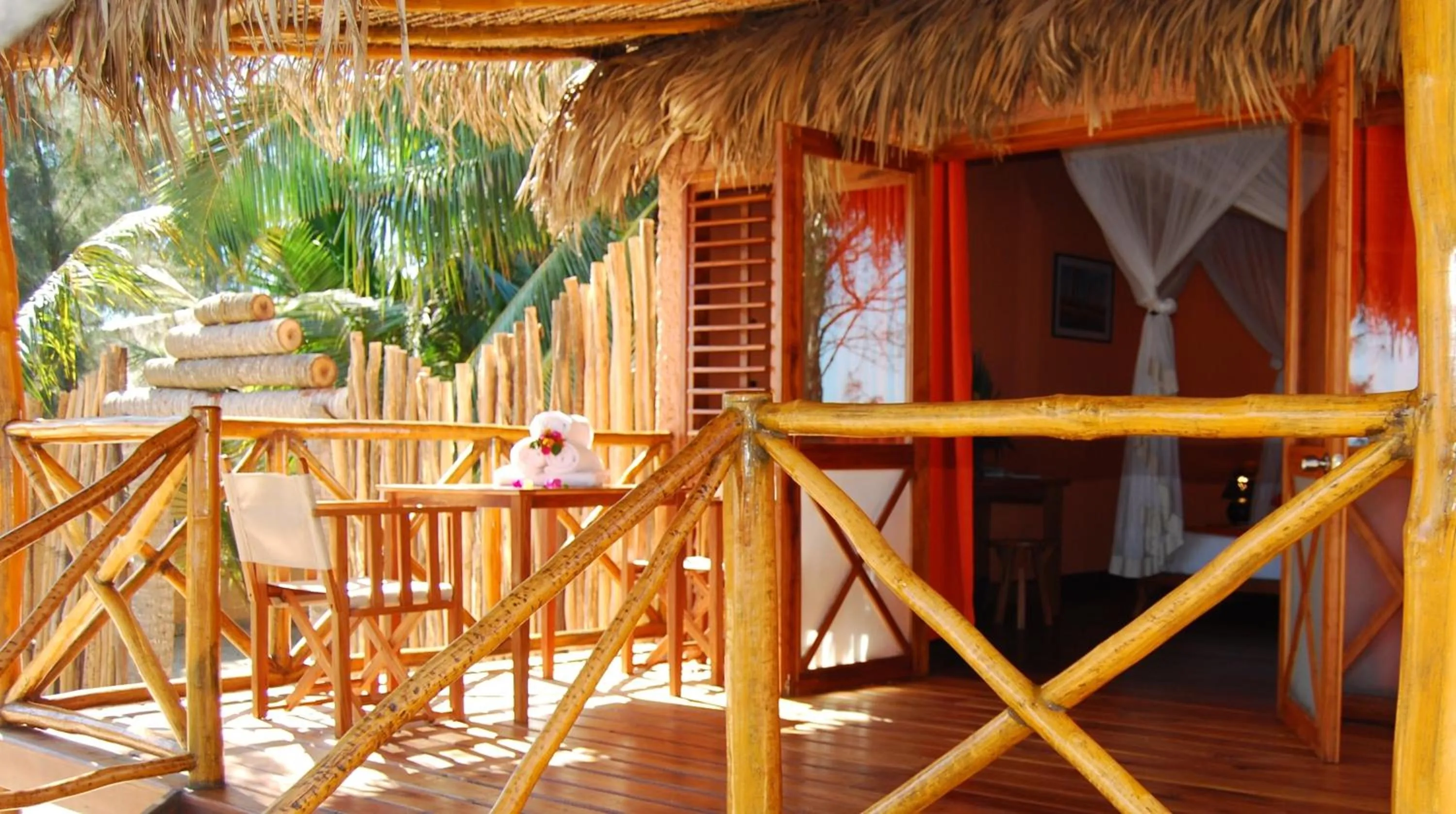 Seating area in Hôtel Palissandre MORONDAVA