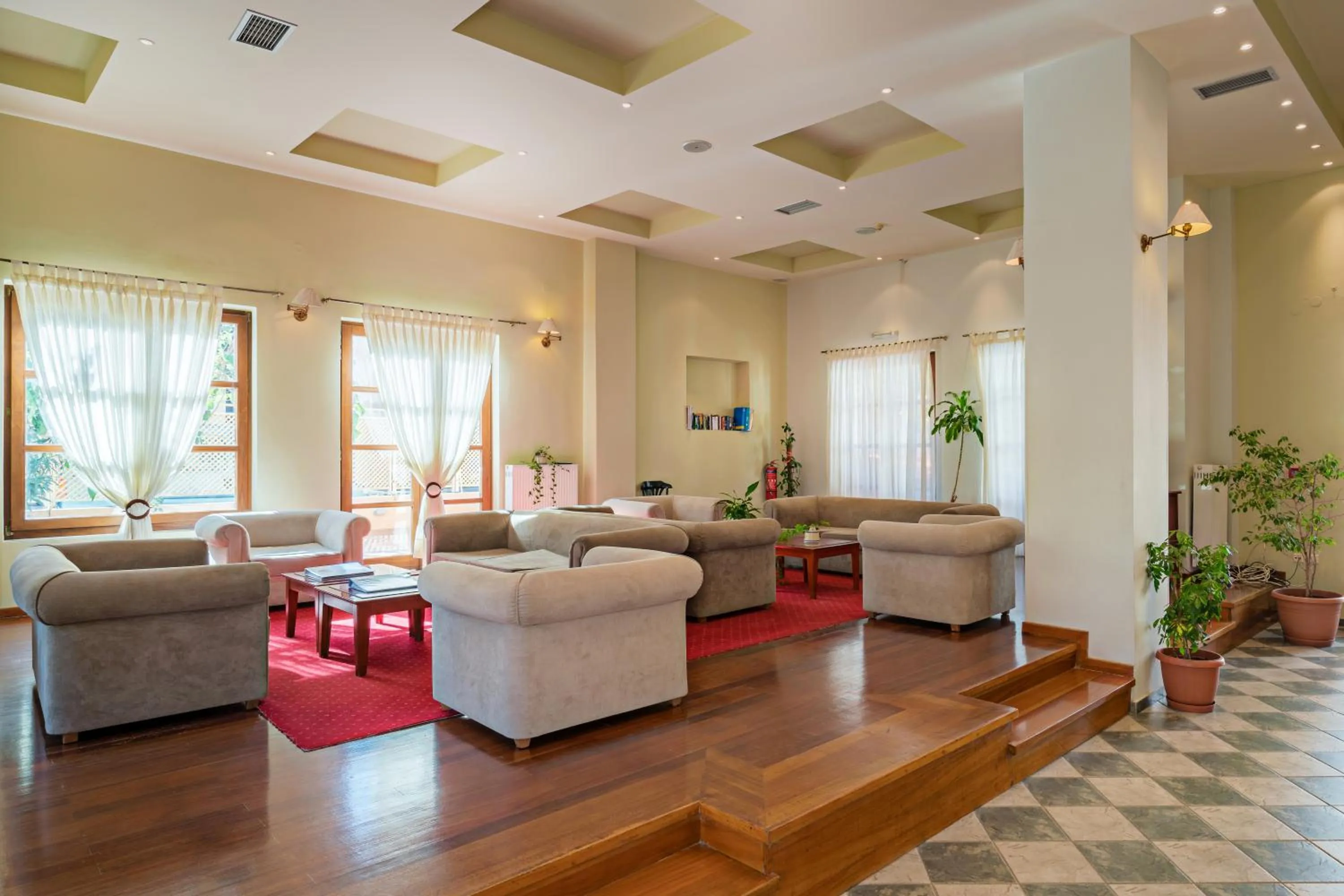 Lobby or reception in Lefkoniko Beach & Bay