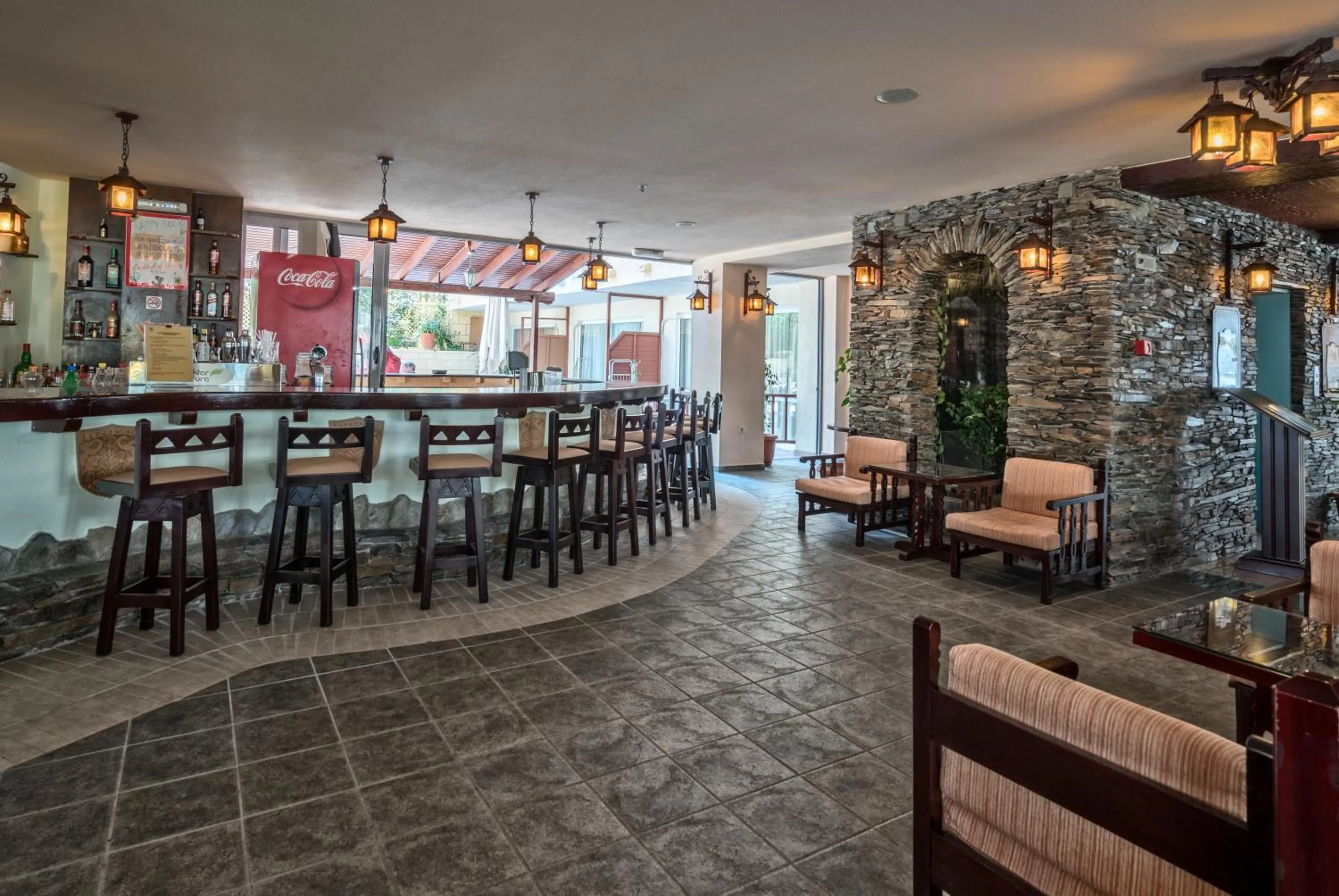 Lounge or bar in Lefkoniko Beach & Bay