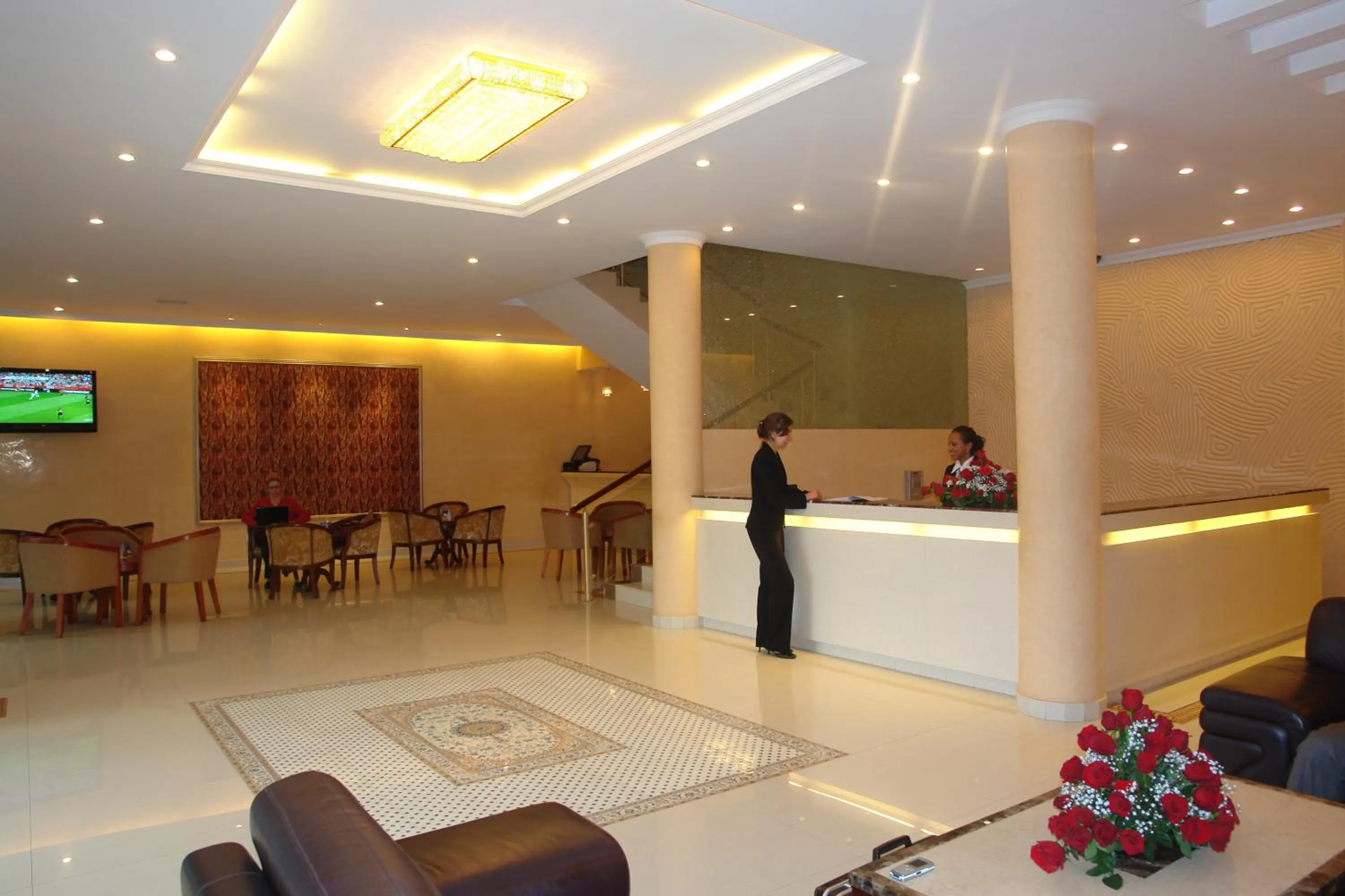 Lobby or reception in Dreamliner Hotel