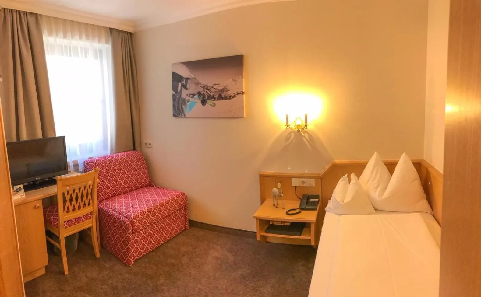 Decorative detail in Andi's Skihotel