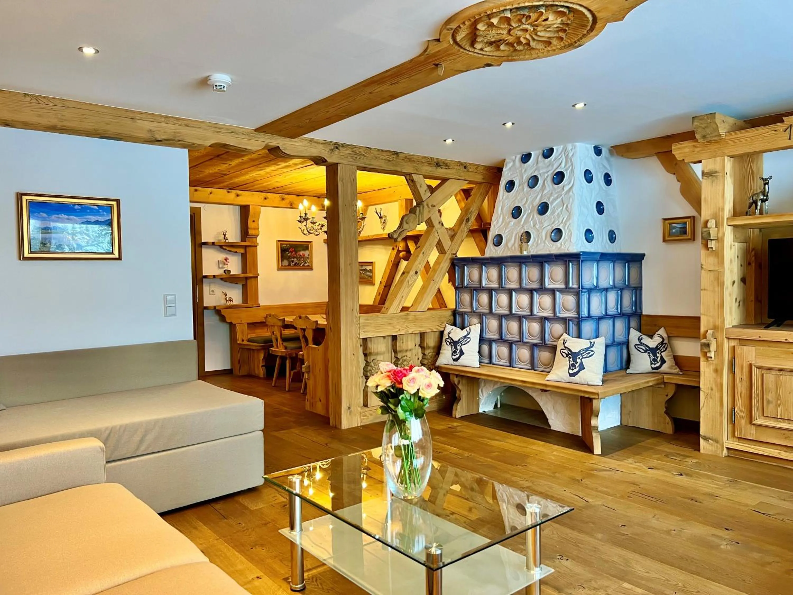 Living room in Andi's Skihotel