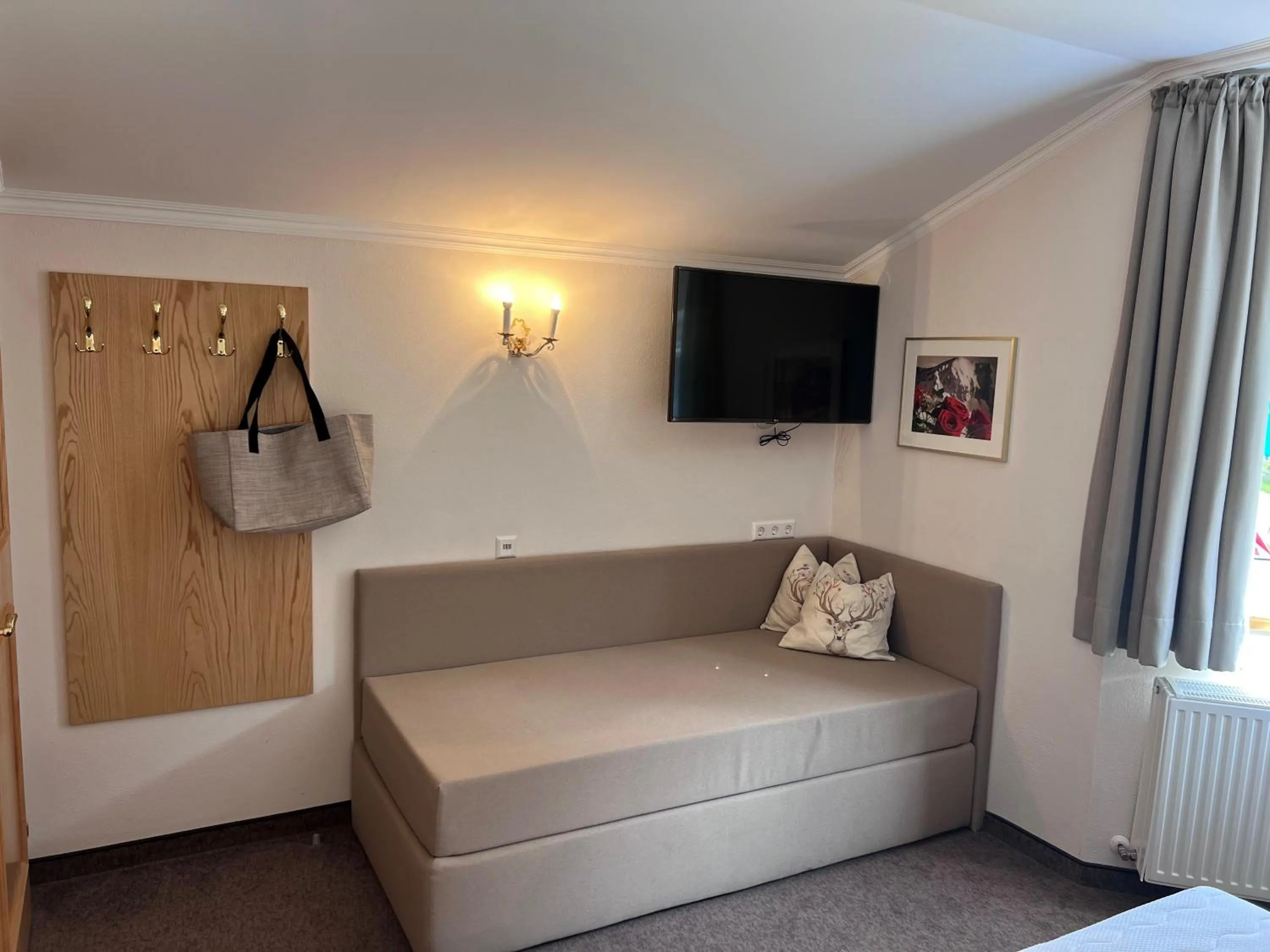 Bed in Andi's Skihotel