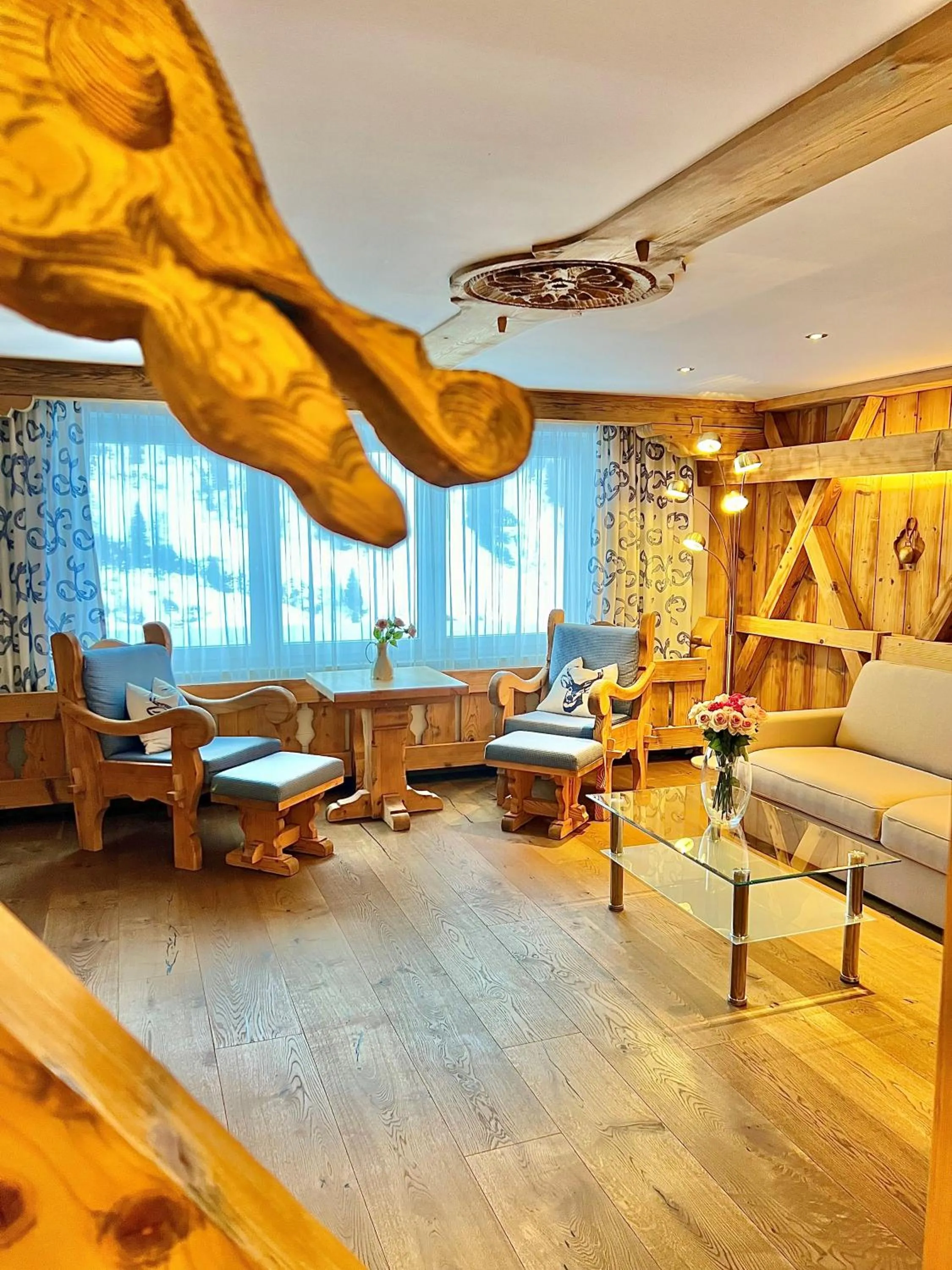 Living room in Andi's Skihotel