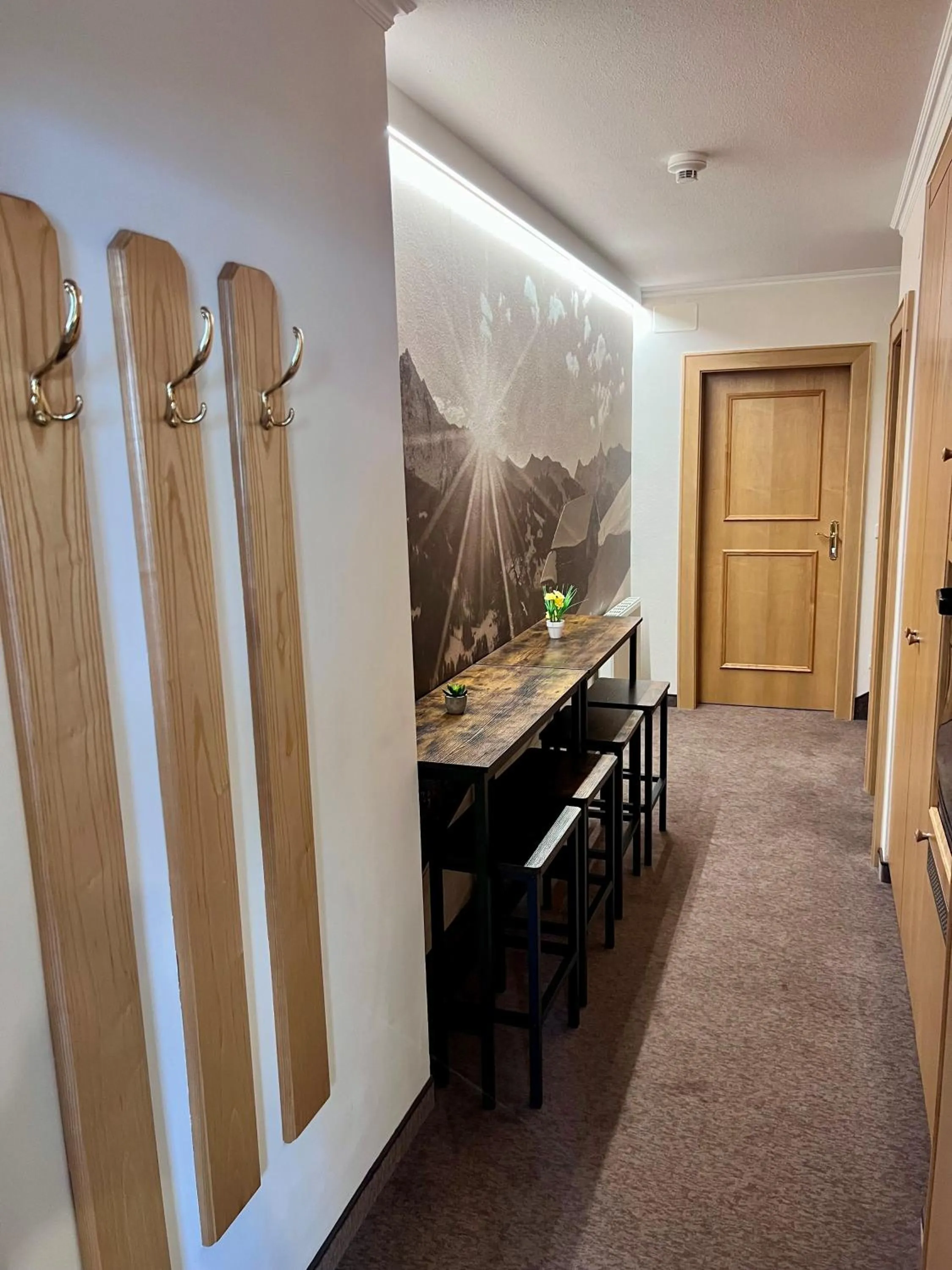 Seating area in Andi's Skihotel