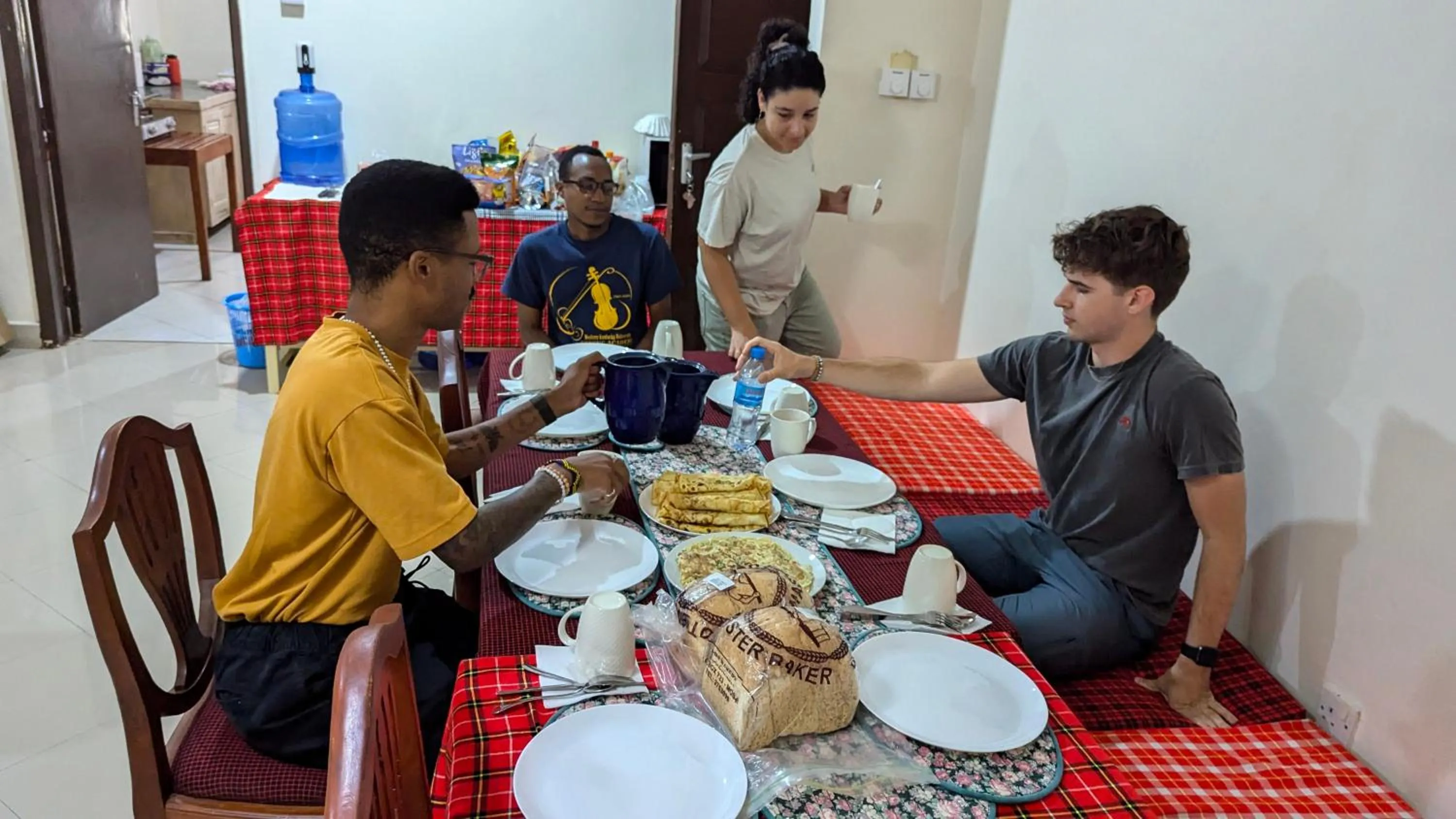 Dining area in JACARANDA HOMESTAY