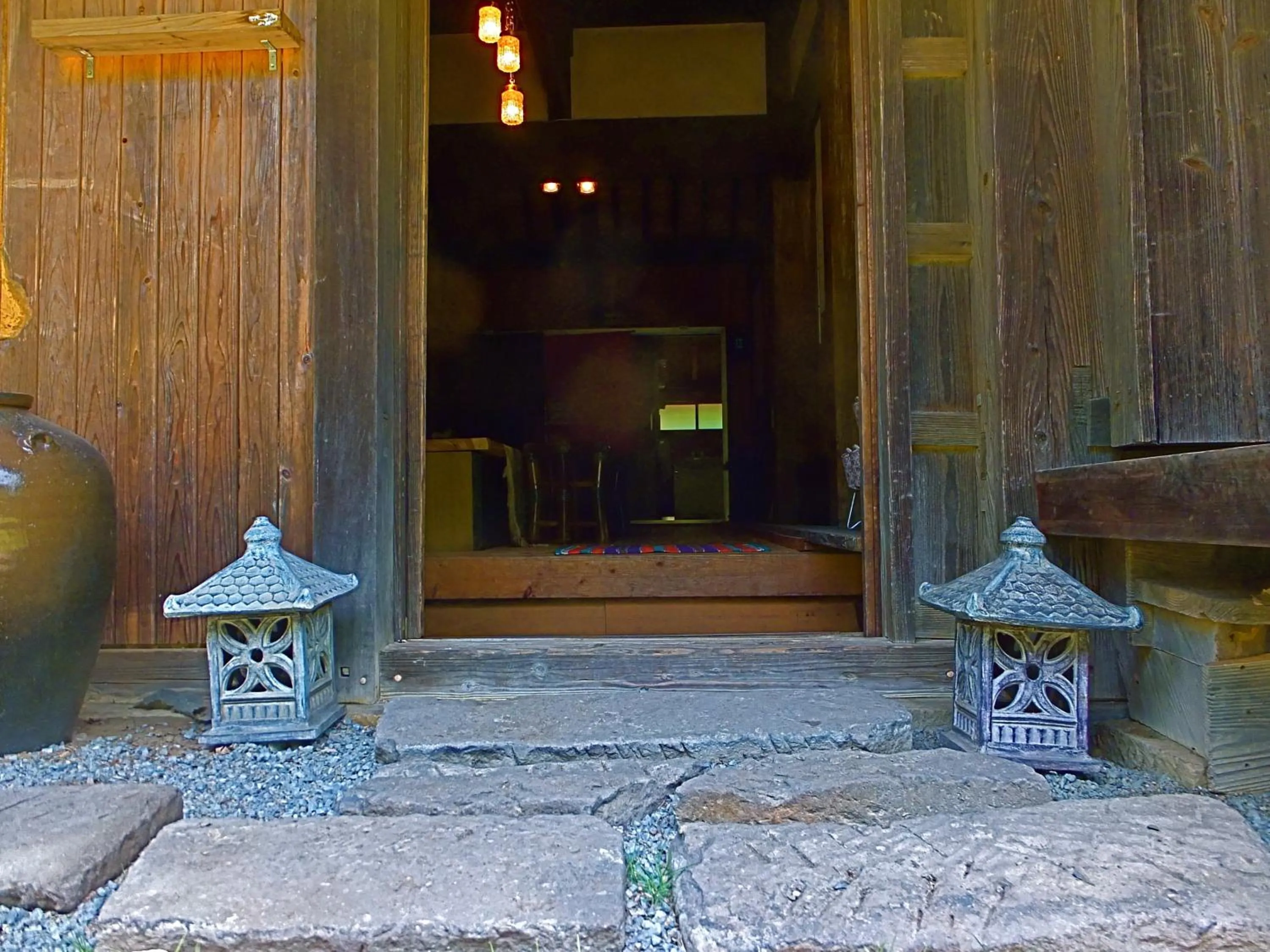 Facade/entrance in Kominka Sharehouse Hooju