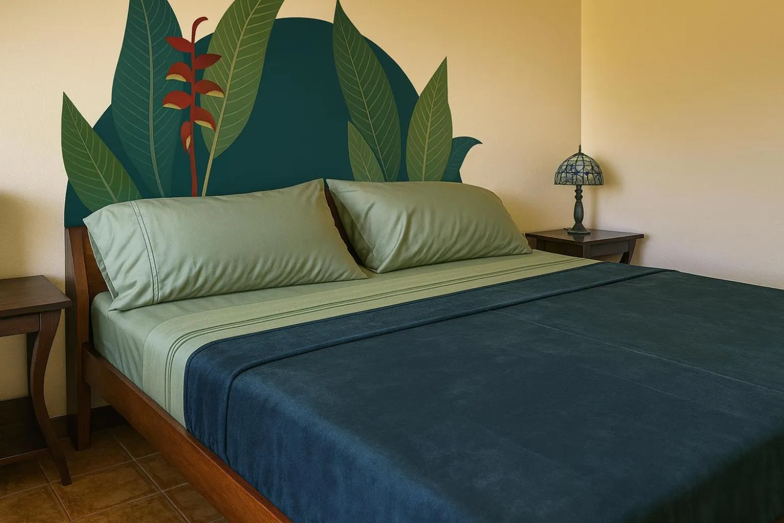 Bed in El Oasis Hotel
