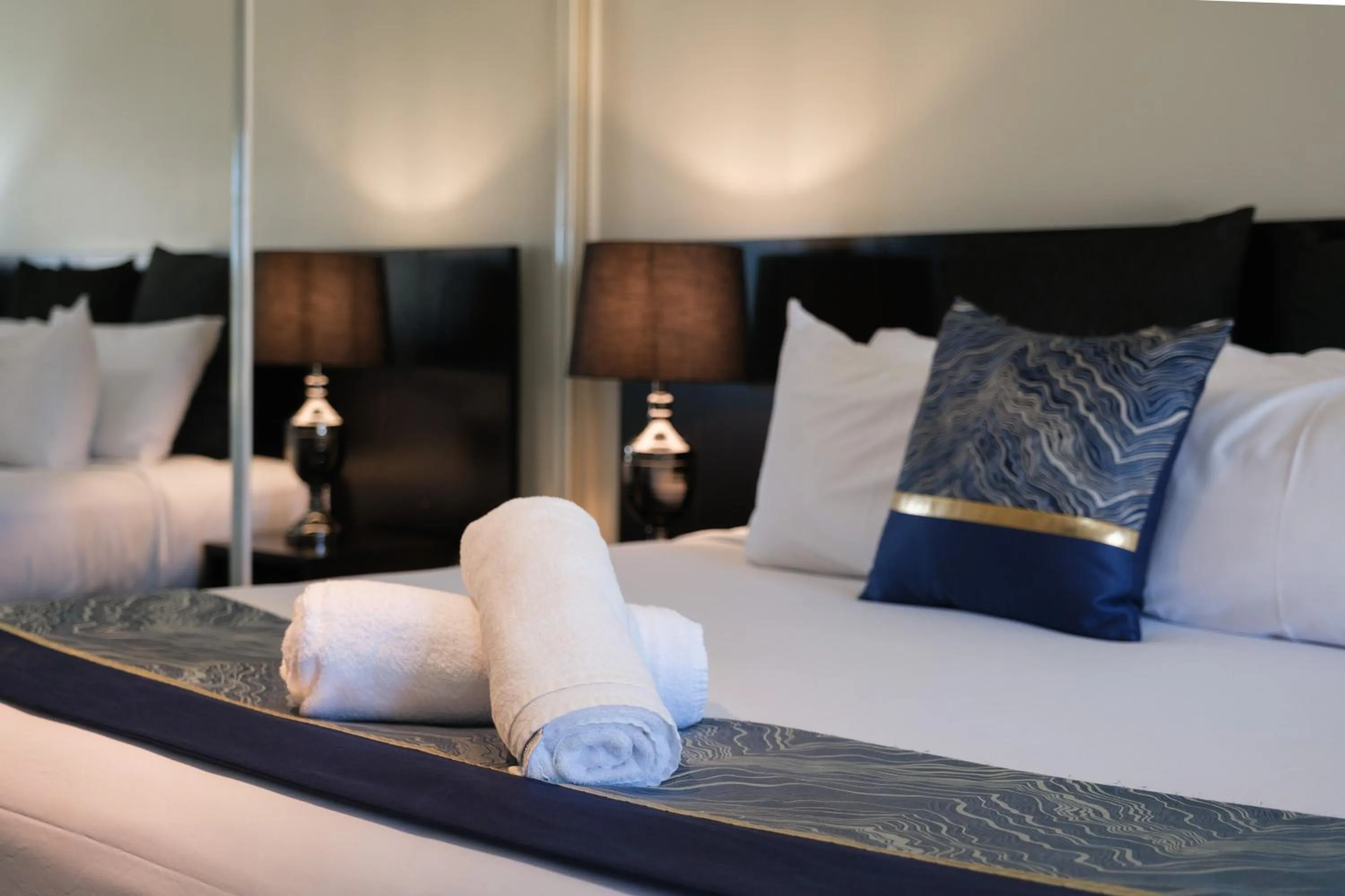 Bed in Stockmans Motel