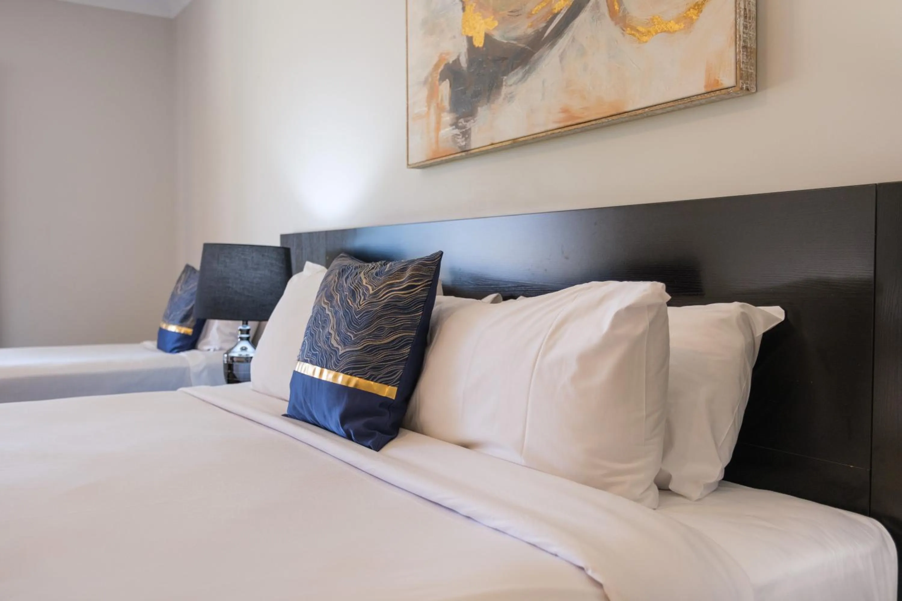 Bed in Stockmans Motel