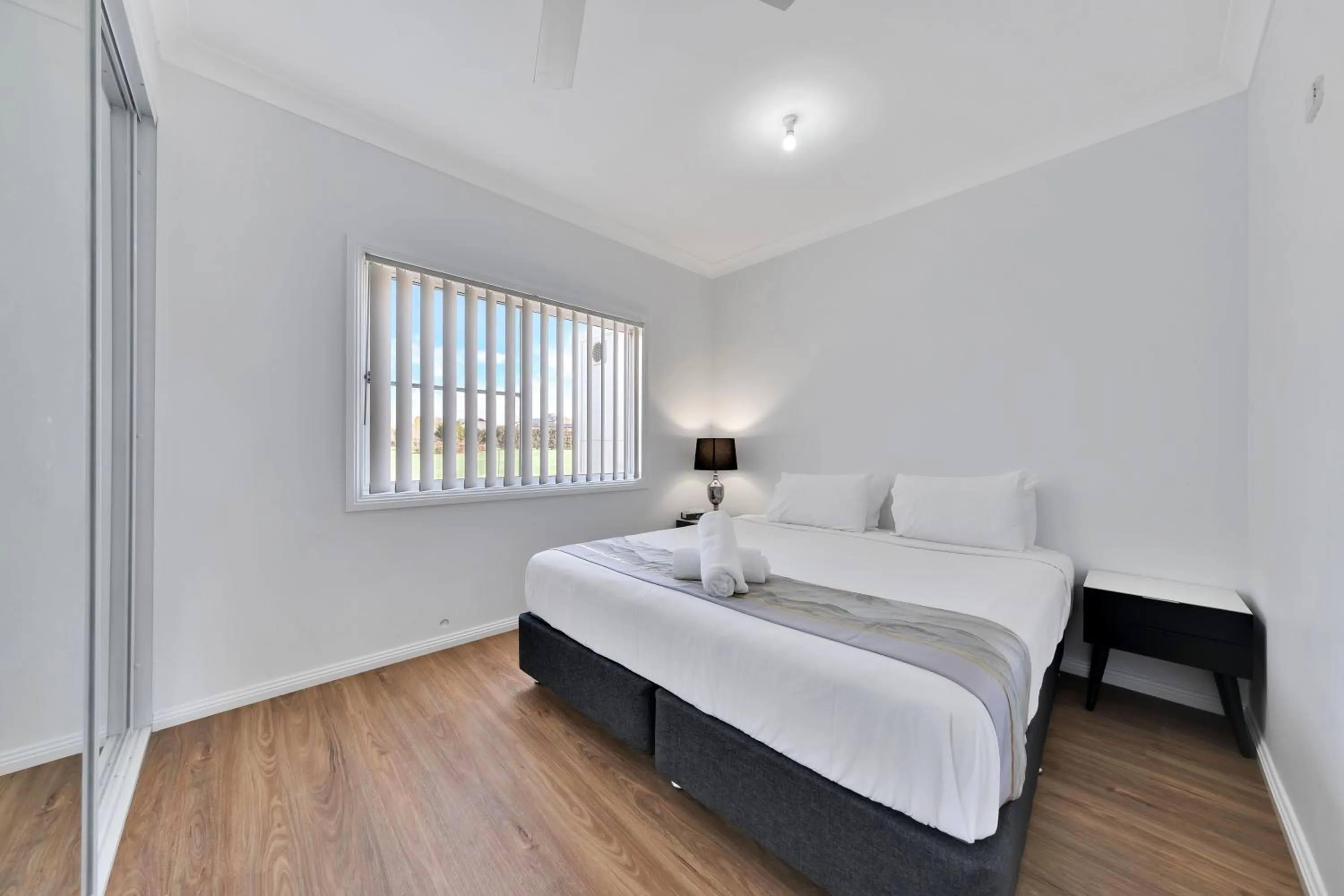 Bed in Stockmans Motel