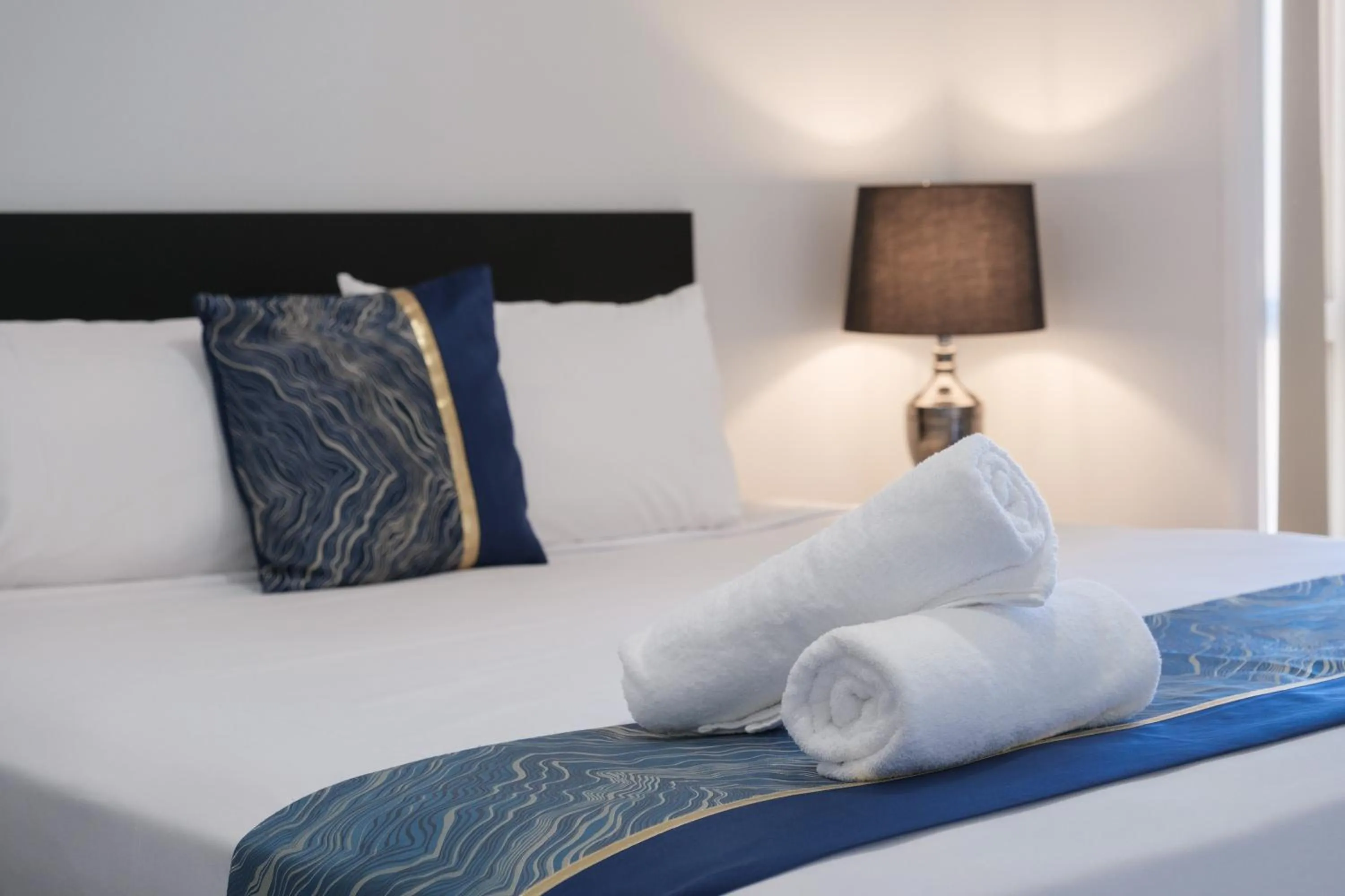 Bed in Stockmans Motel