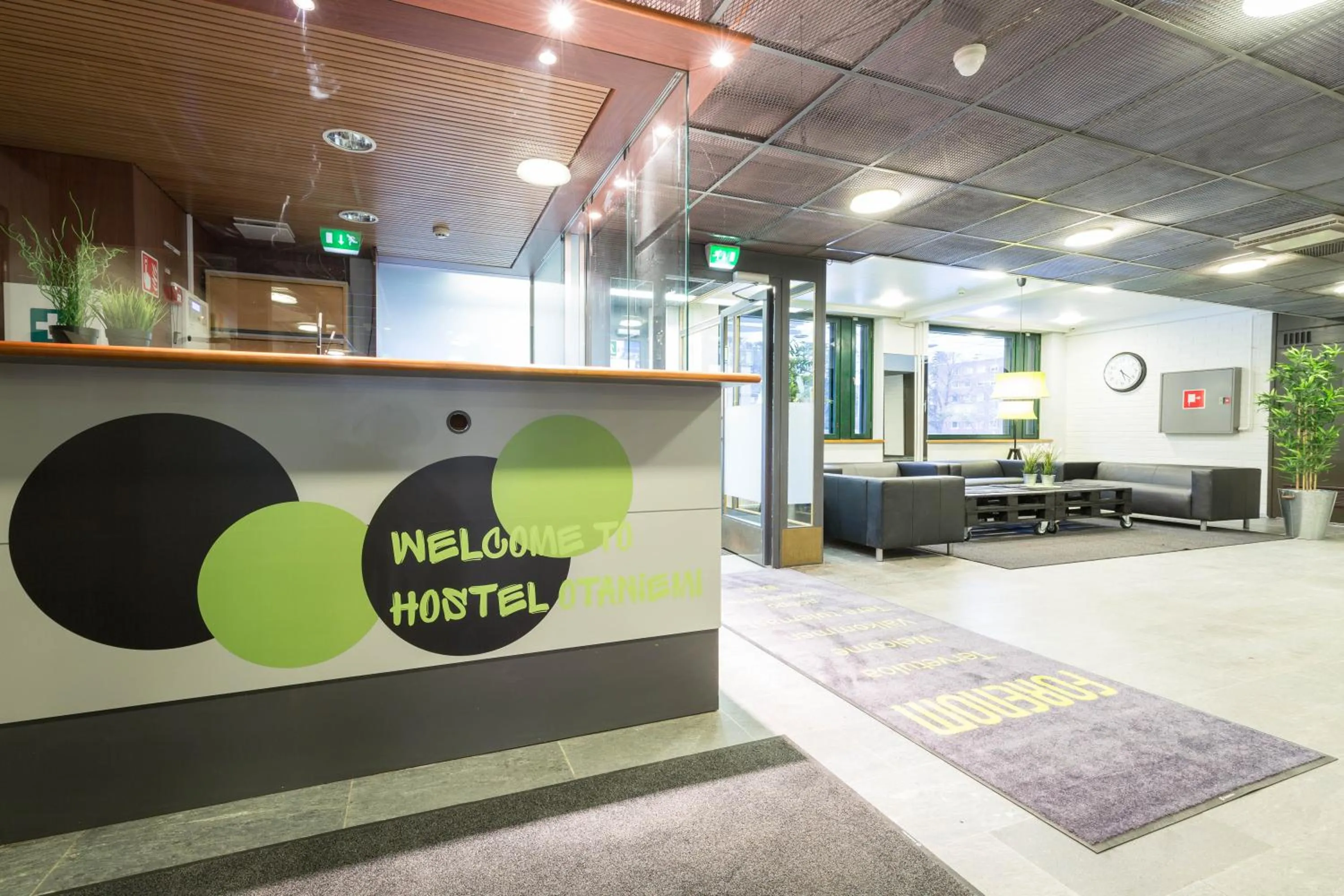 Lobby or reception in Forenom Hostel Espoo Otaniemi