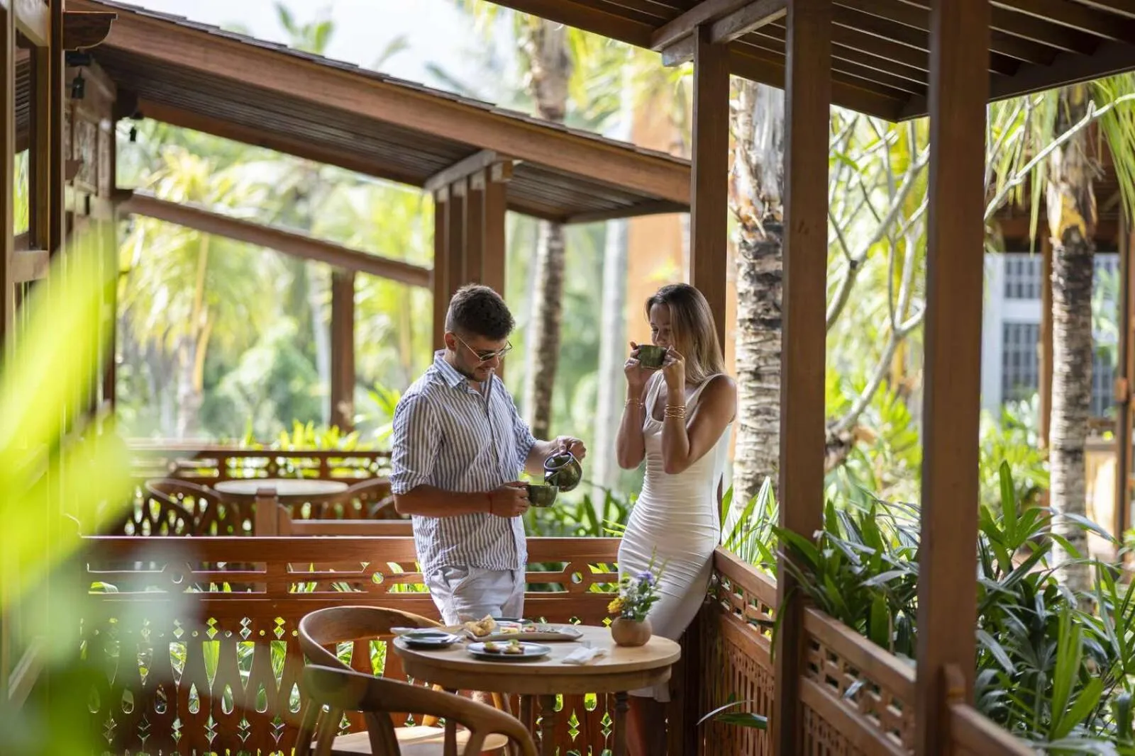 Garden view in Unagi Wooden Villas by Emana