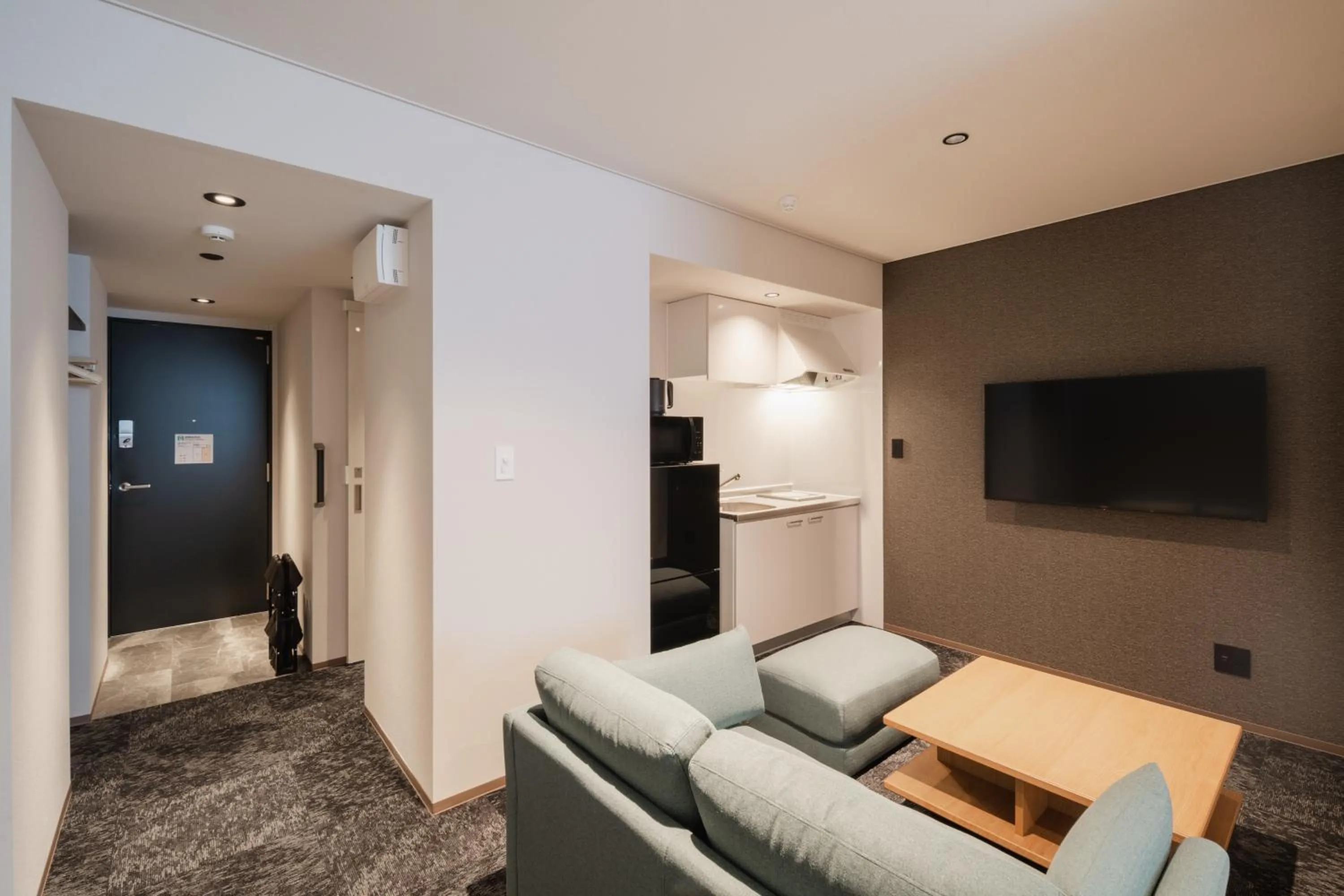 Kitchen or kitchenette in Hotel Ninestates Kagoshima