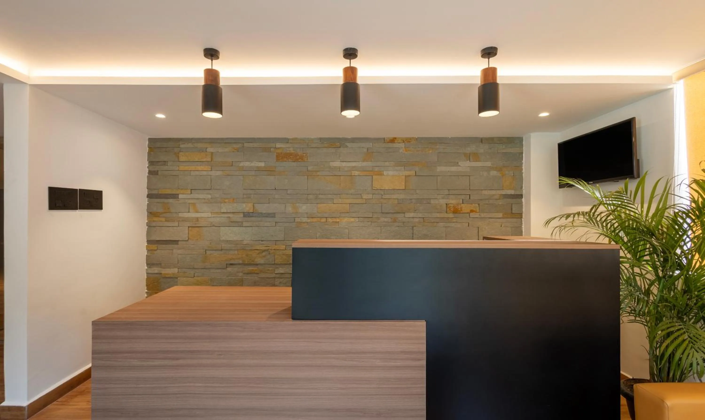 Lobby or reception in Treebo Premium Vapr Ashok Nagar