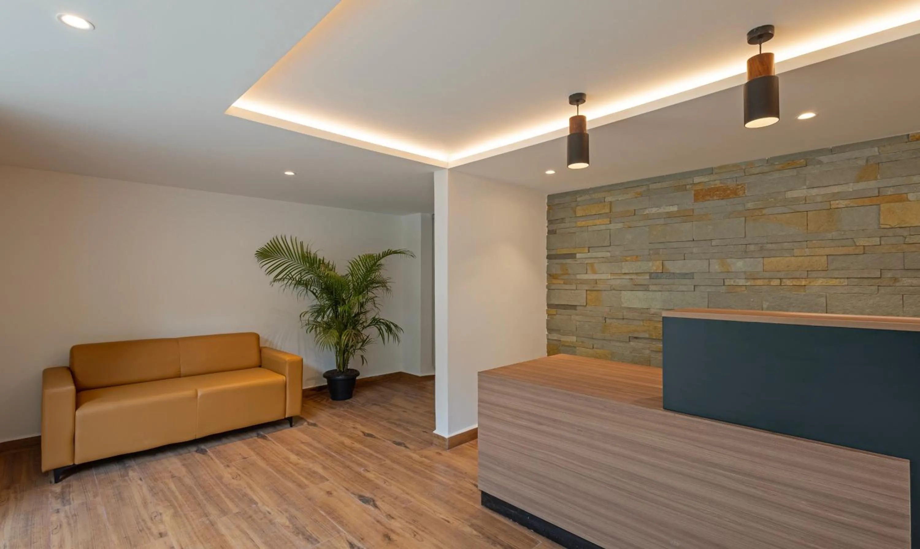 Lobby or reception in Treebo Premium Vapr Ashok Nagar