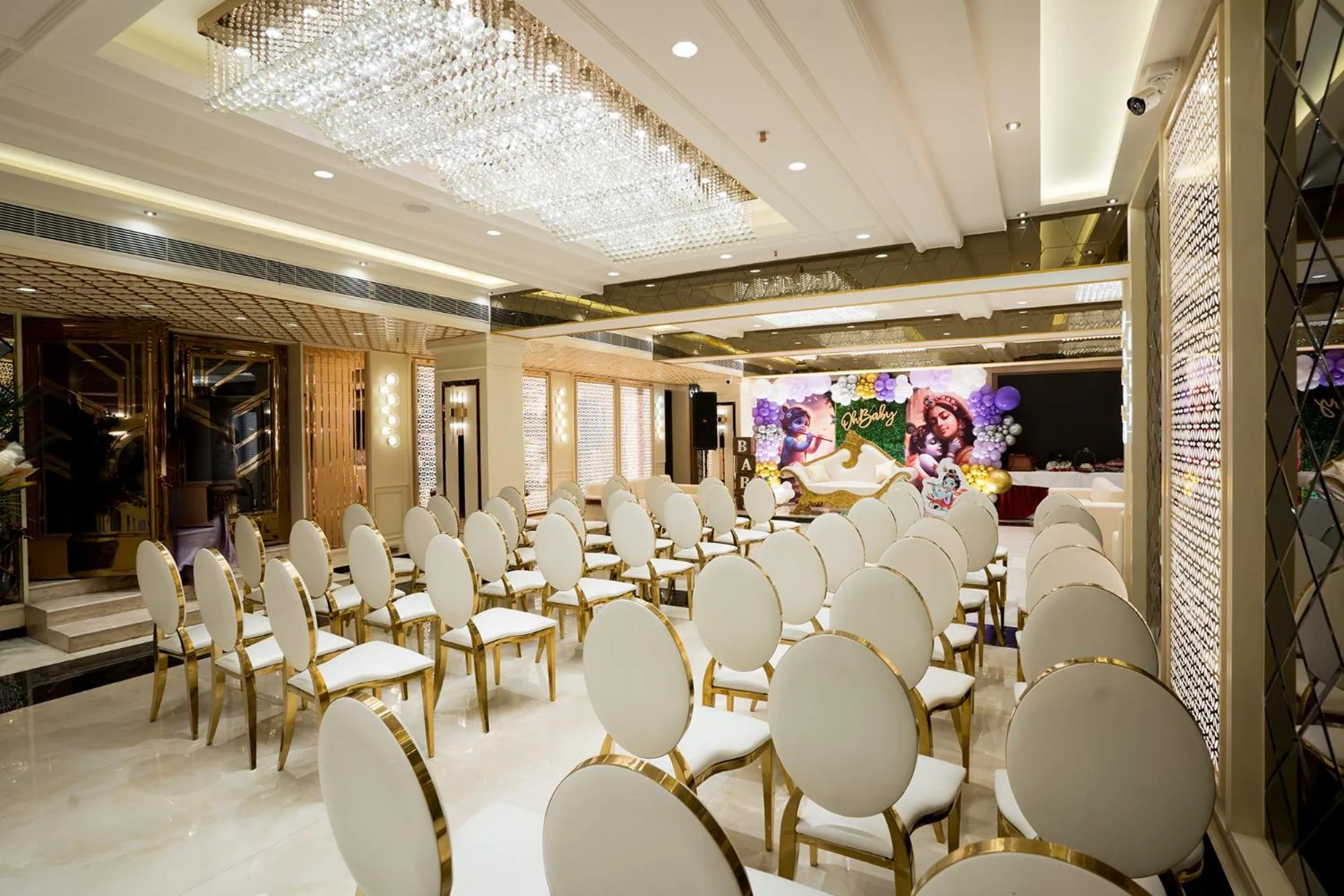 Banquet/Function facilities in Oriva Vinflora Residency Nr LV Prasad Hospital Banjara Hills