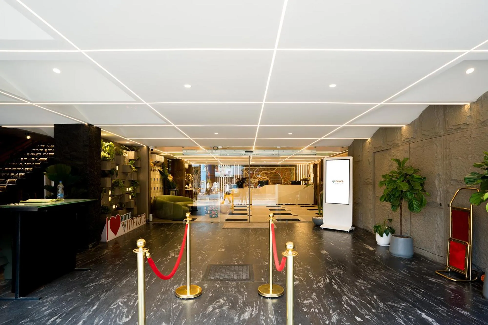 Lobby or reception in Oriva Vinflora Residency Nr LV Prasad Hospital Banjara Hills