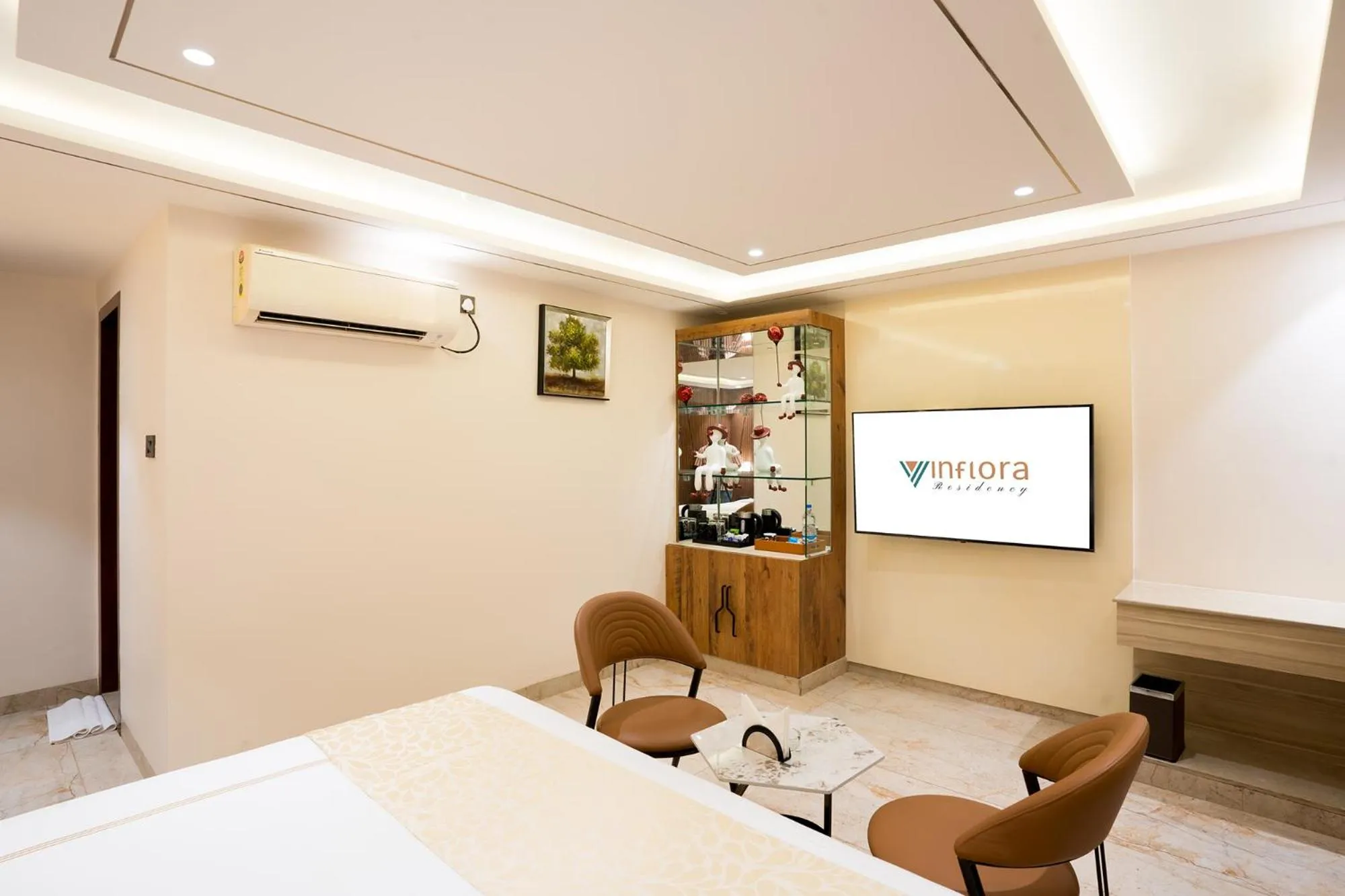 Bed in Oriva Vinflora Residency Nr LV Prasad Hospital Banjara Hills