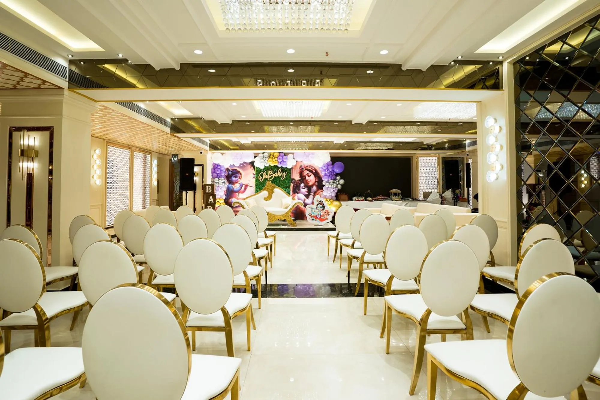 Banquet/Function facilities in Oriva Vinflora Residency Nr LV Prasad Hospital Banjara Hills