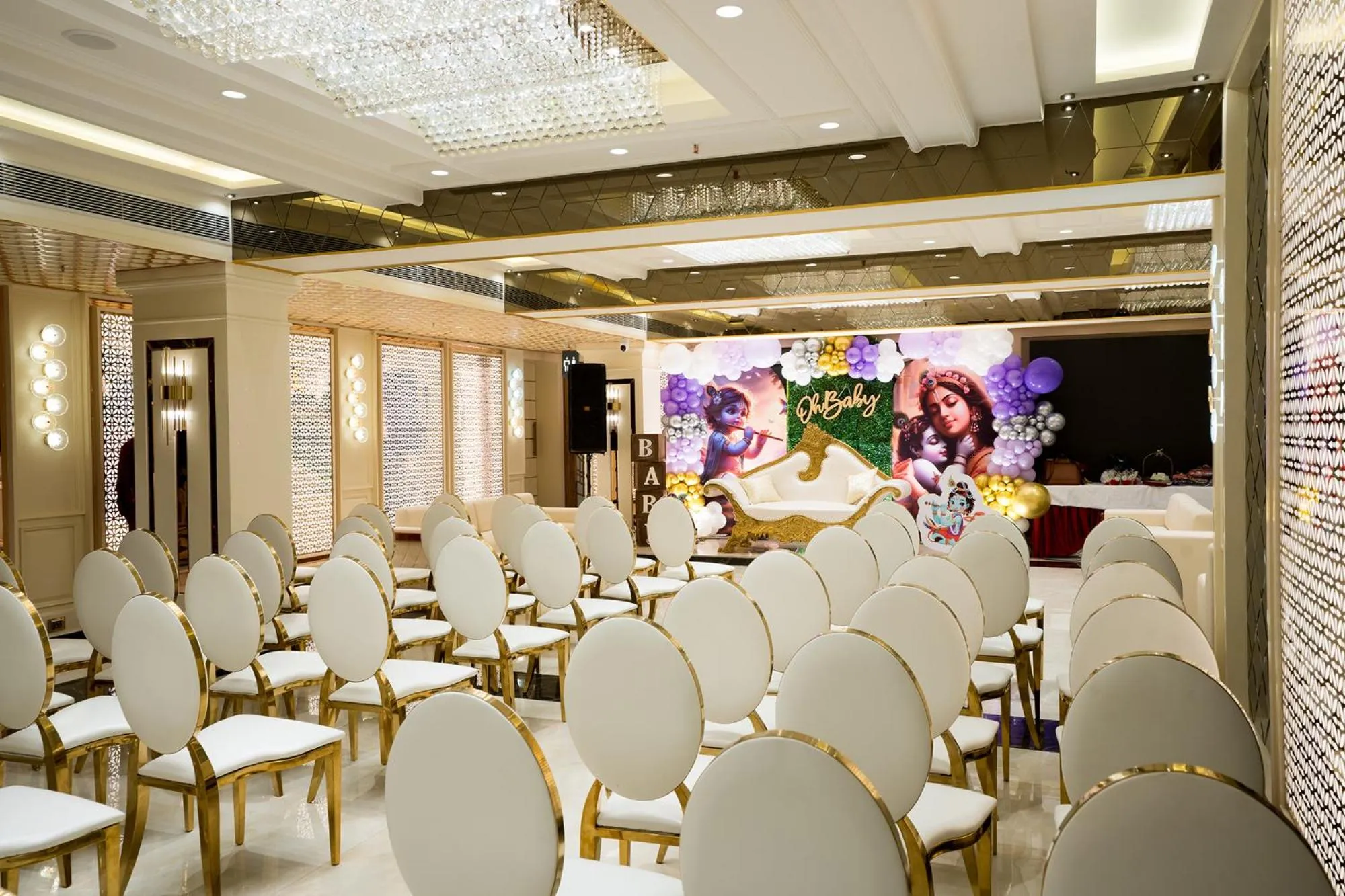 Banquet/Function facilities in Oriva Vinflora Residency Nr LV Prasad Hospital Banjara Hills